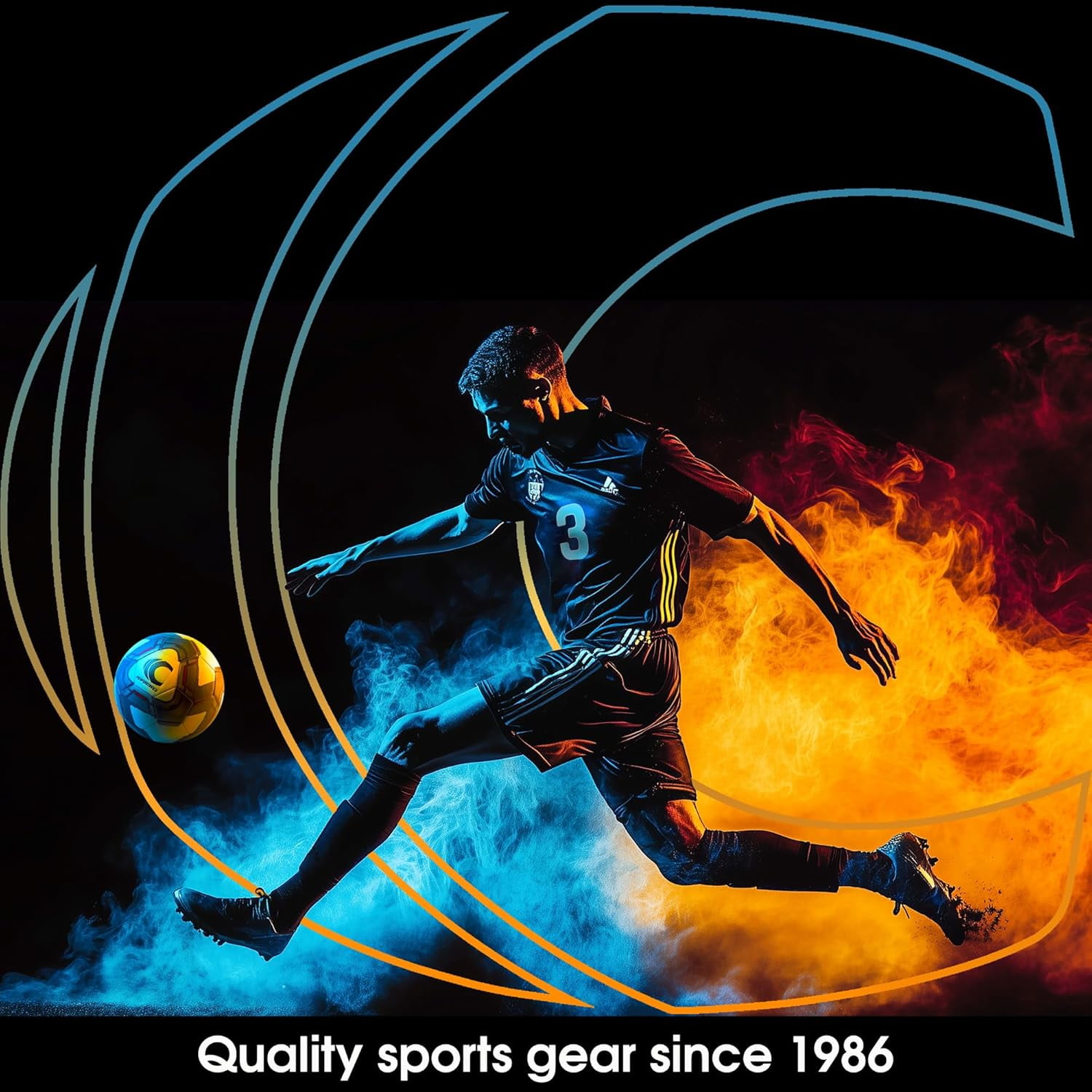 Cannon Sports Foam Soccer Ball for Training and Practice (Yellow/Black, 7.5 in) n3m2b