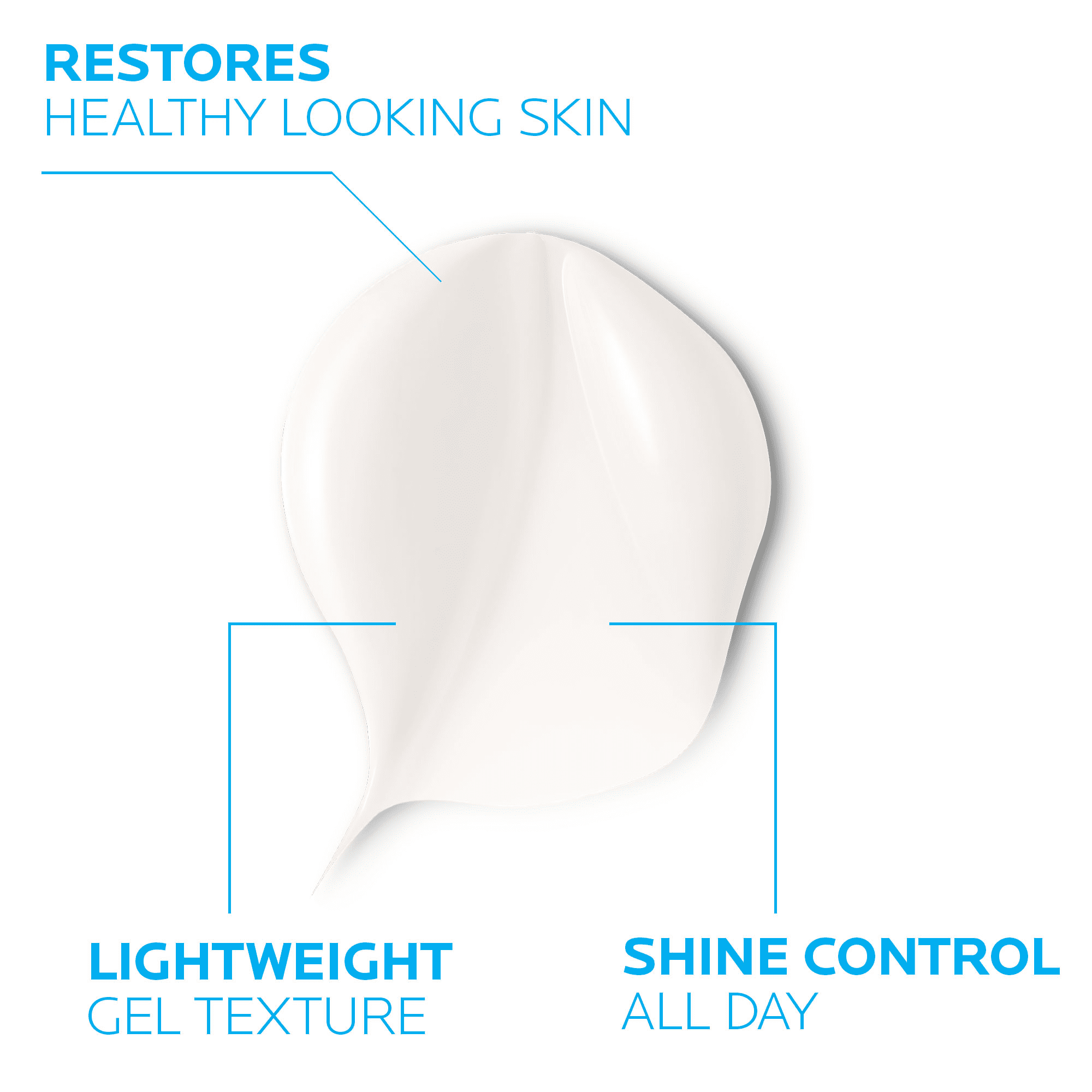 La Roche-Posay Toleriane Double Repair Oil-Free Matte Face Moisturizer for Oily Skin (2.5 fl oz) t897j