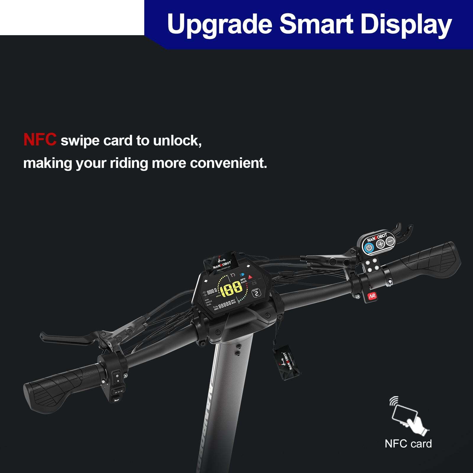 NANROBOT LS7+ Electric Scooter High-Performance Dual Motor Off-Road Commuter (Red, 300 lb Capacity) zpy41