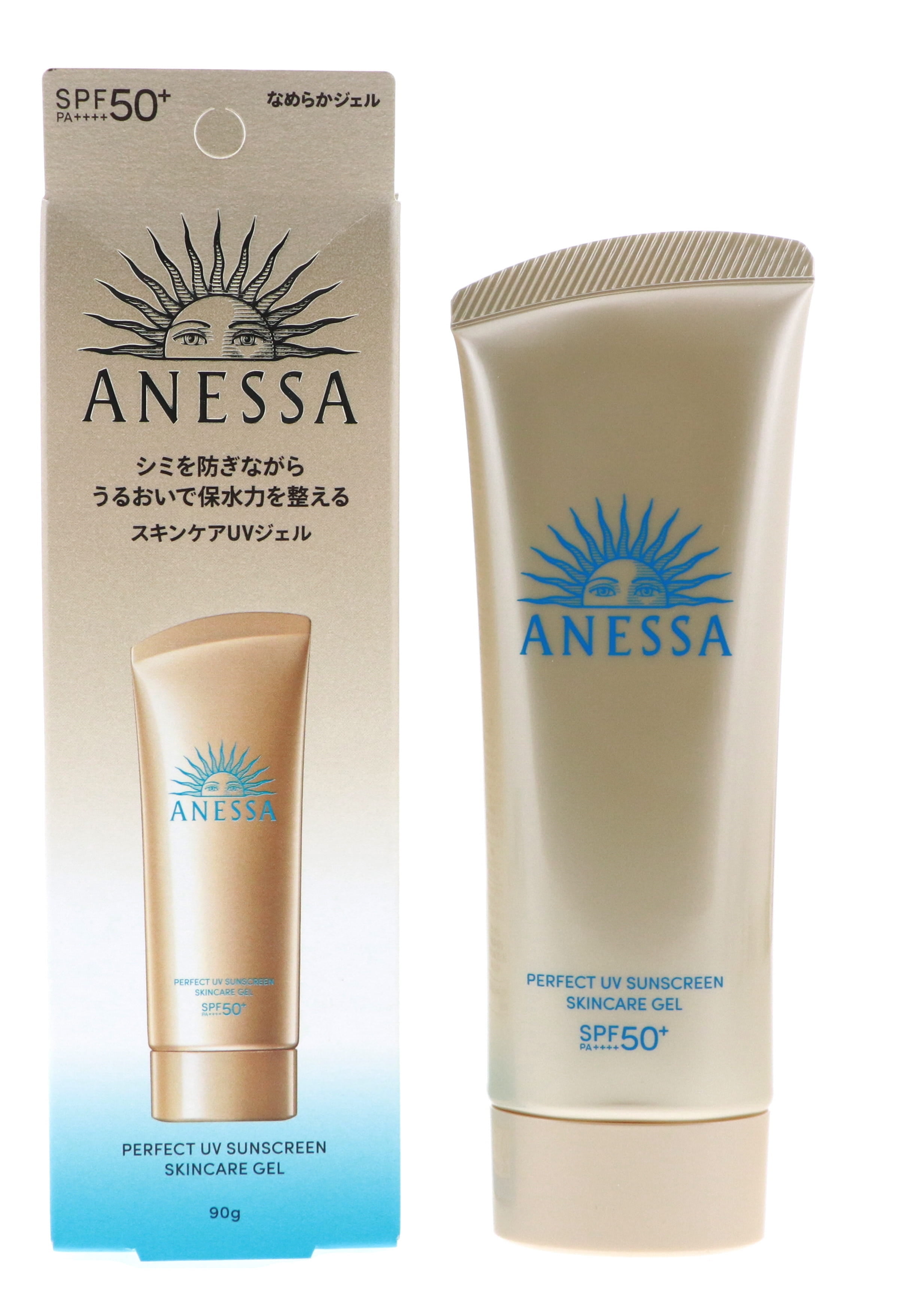 Shiseido Anessa Perfect UV Sunscreen Skincare Gel SPF50+ PA++++ (3.17 oz) go9xj