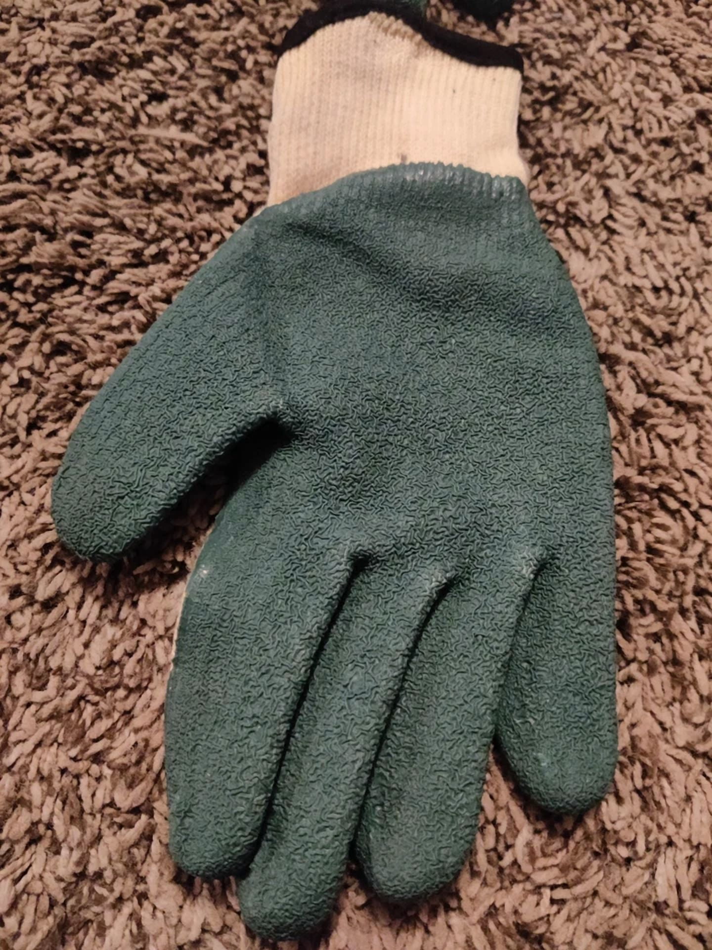 PURELY Forester Super Grip Work Garden Gloves with Wrist Closure (Black, Large, 2 Pack) hisv2