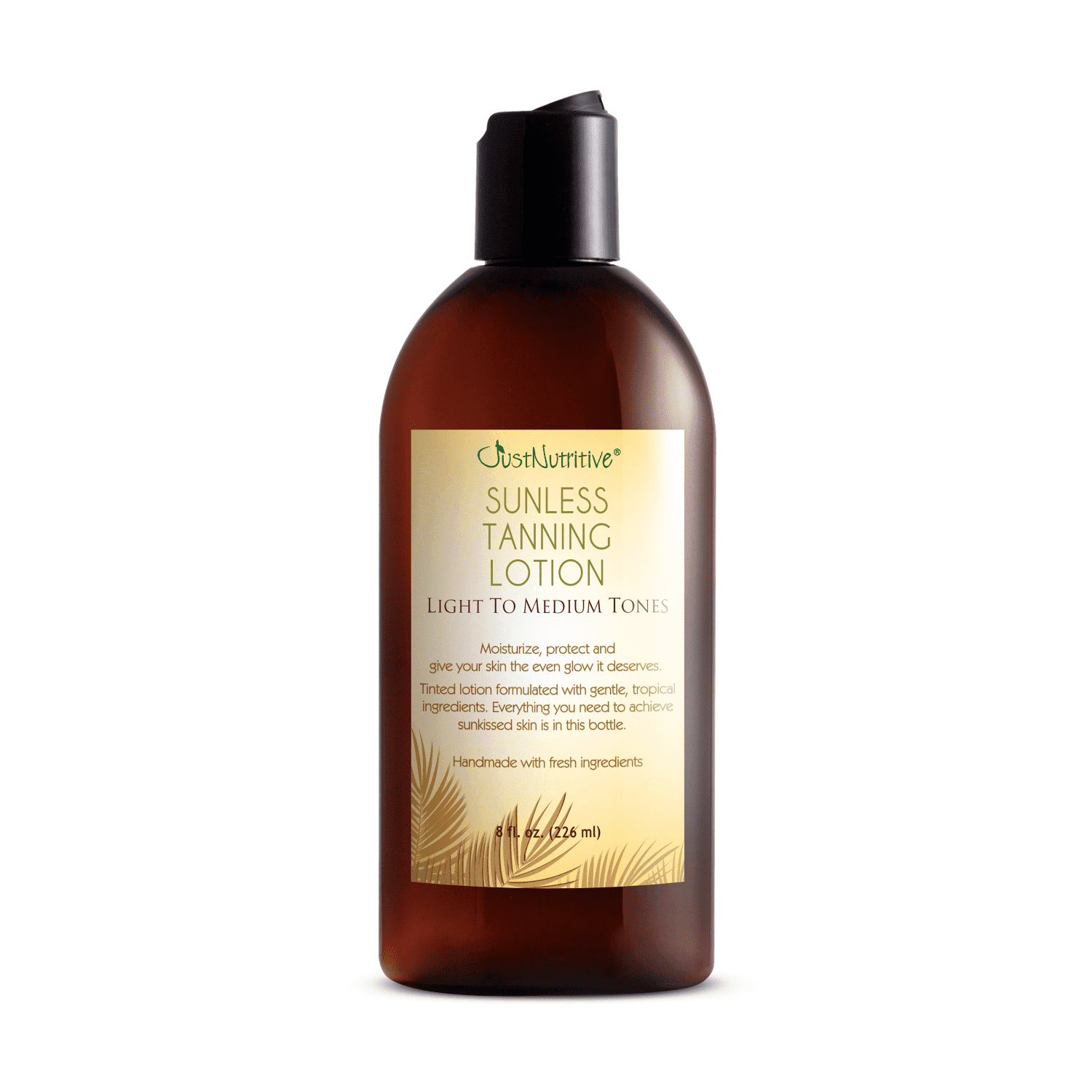 Just Nutritive Self Tanning Lotion, Natural Sun-Kissed Glow Formula (8 fl oz) 4iqxp