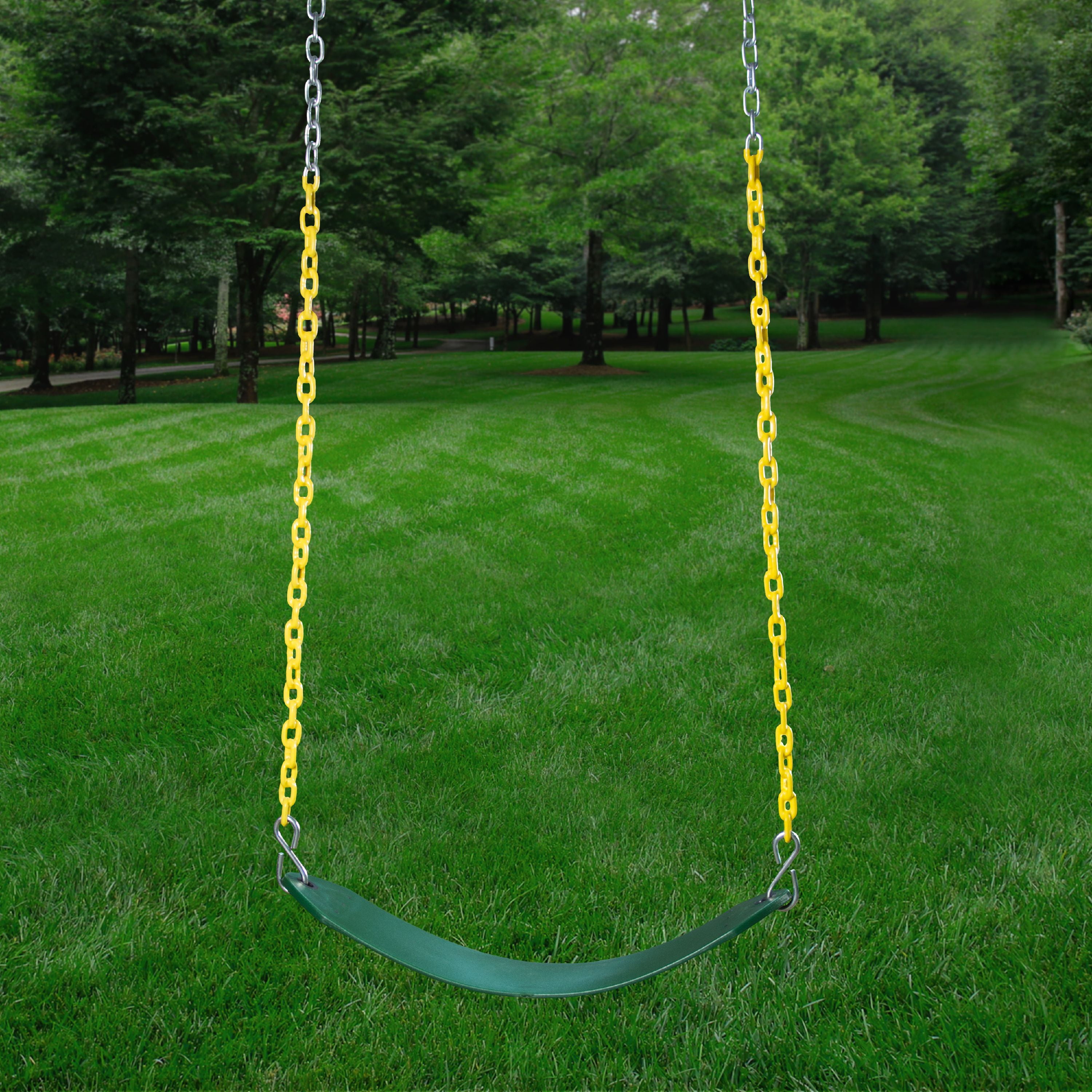 Gorilla Playsets Ozark II Wooden Swing Set with Climbing Wall and Slide (Yellow, 18 ft W x 9 ft D x 9 ft H) 65id6