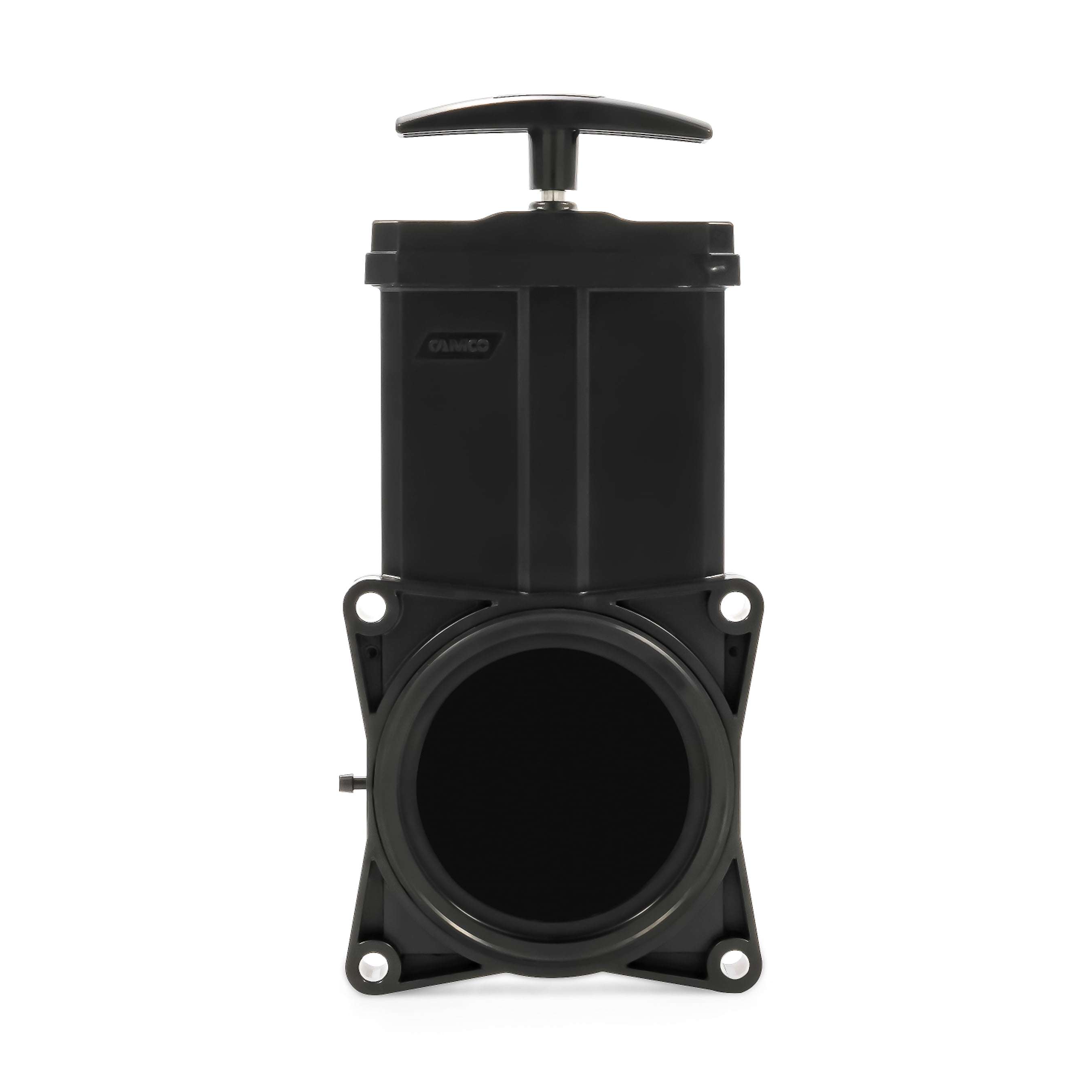 Camco RV Sewer Waste Valve, Replacement Gate Valve for 3-inch Sewer Pipes, Durable ABS Plastic (Black, 3-inch) vtpbn