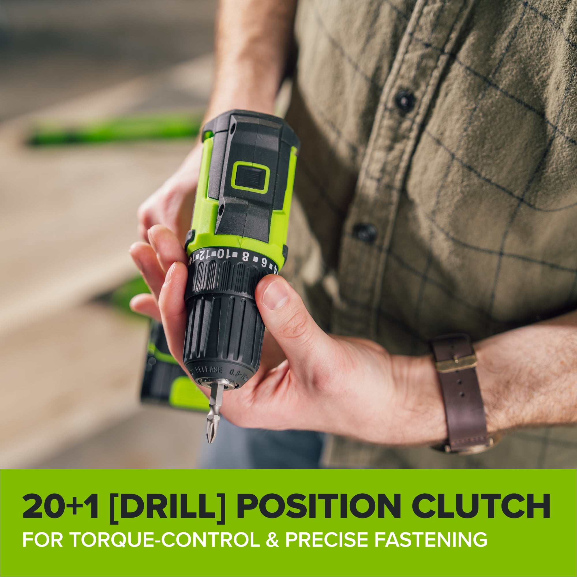 Greenworks 24V Brushless 1/2 in Cordless Drill Driver with 2 Ah Battery and Charger (Black, 2-Speed) doo1f