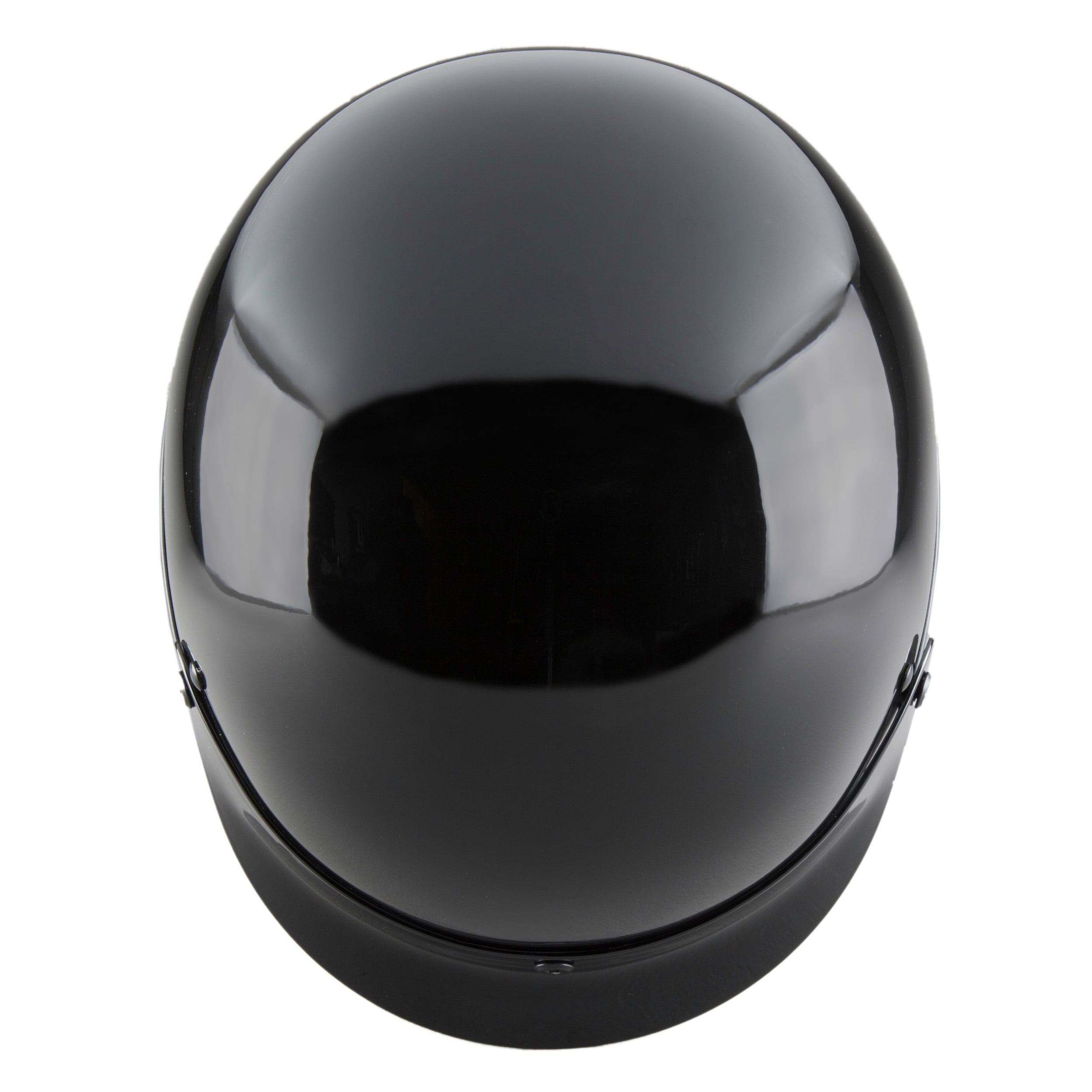 Fuel Helmets Adult Motorcycle Half Helmet, DOT Certified Safety Gear, Lightweight Protective Shell (Gloss Black, Medium) q23cr