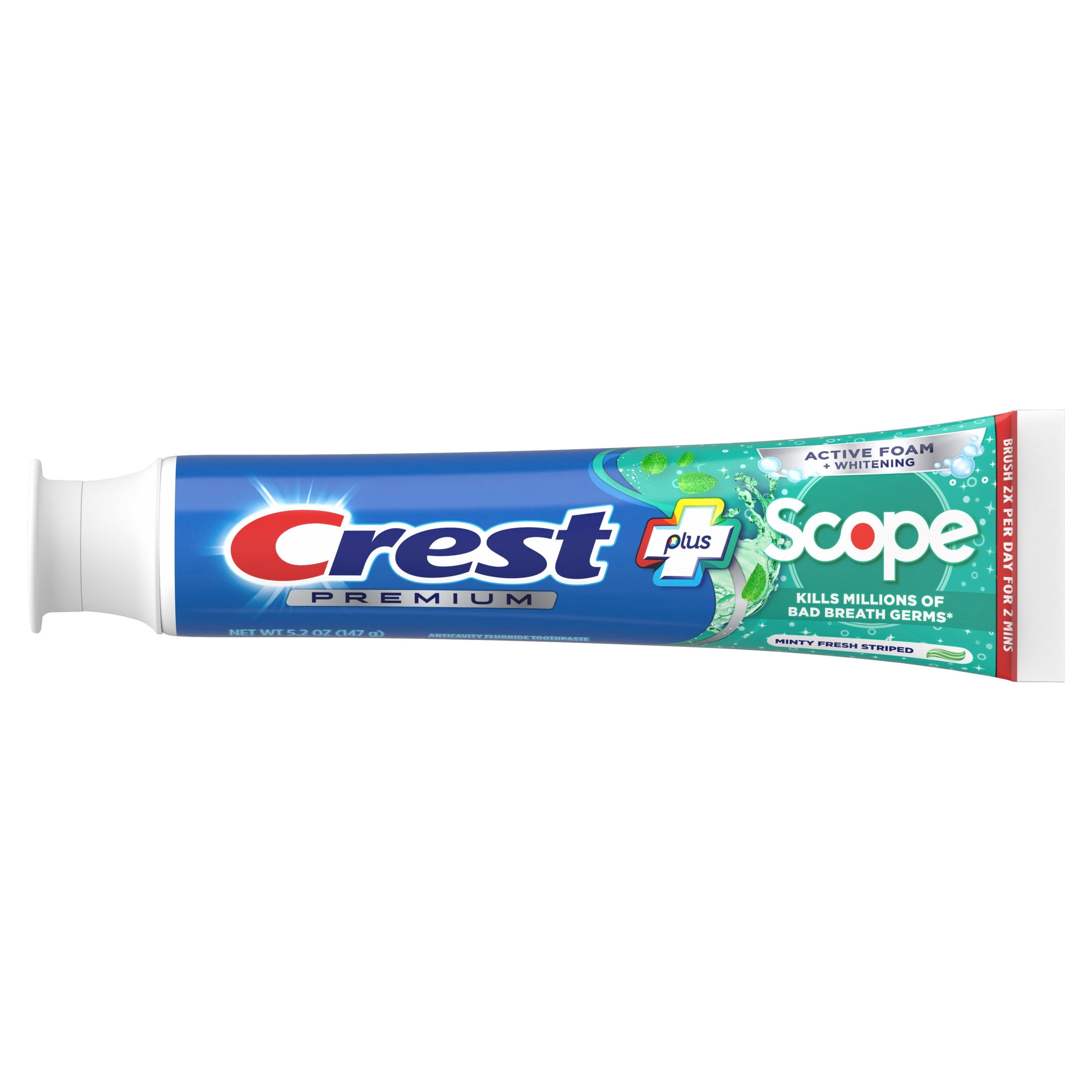 Crest Premium Plus Scope Whitening Toothpaste, Minty Fresh Flavor (5.2 oz) 79zjp - Image 9