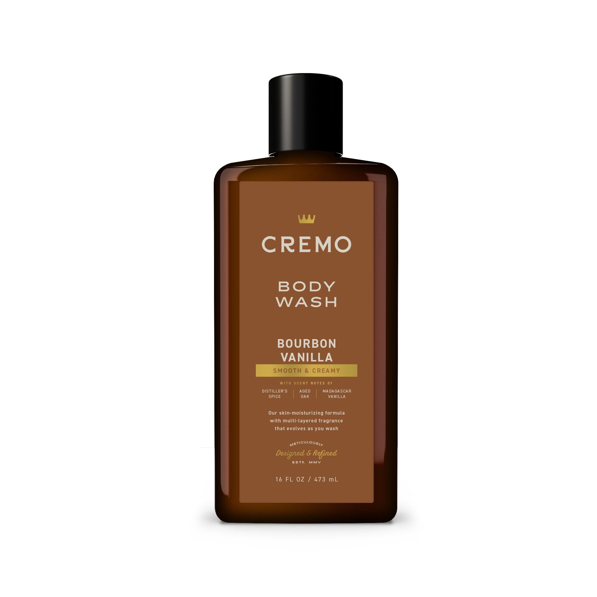 Cremo Men's Body Wash, Bourbon Vanilla, Moisturizing Formula (16 fl oz) l5t2j