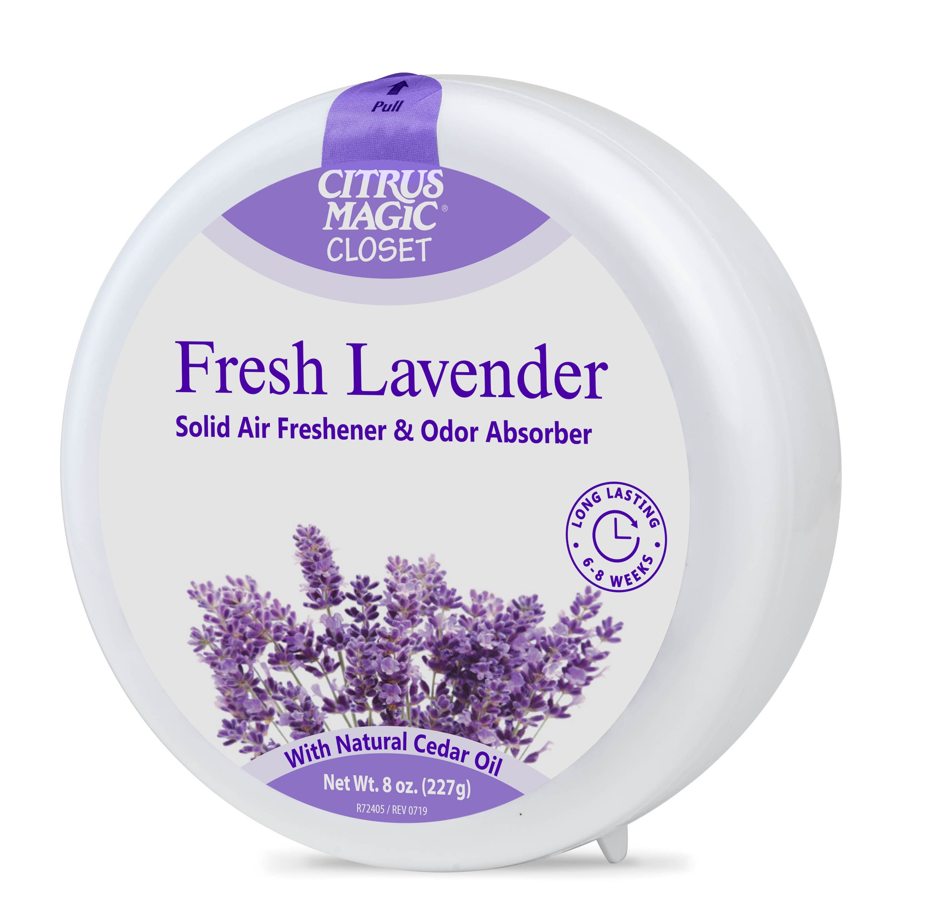 Citrus Magic Odor Absorbing Solid Air Freshener for Closets, Fresh Lavender (8 oz) er9qy