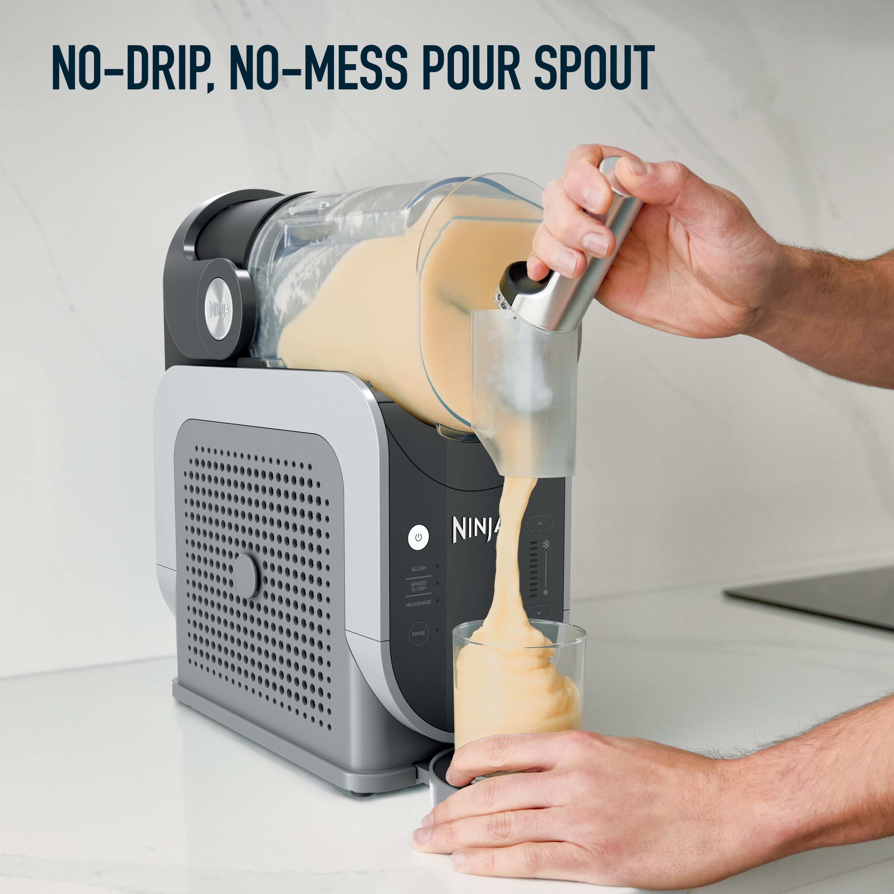 Ninja SLUSHi Frozen Drink Maker with RapidChill Technology (Gray, 72 fl oz) ap95f
