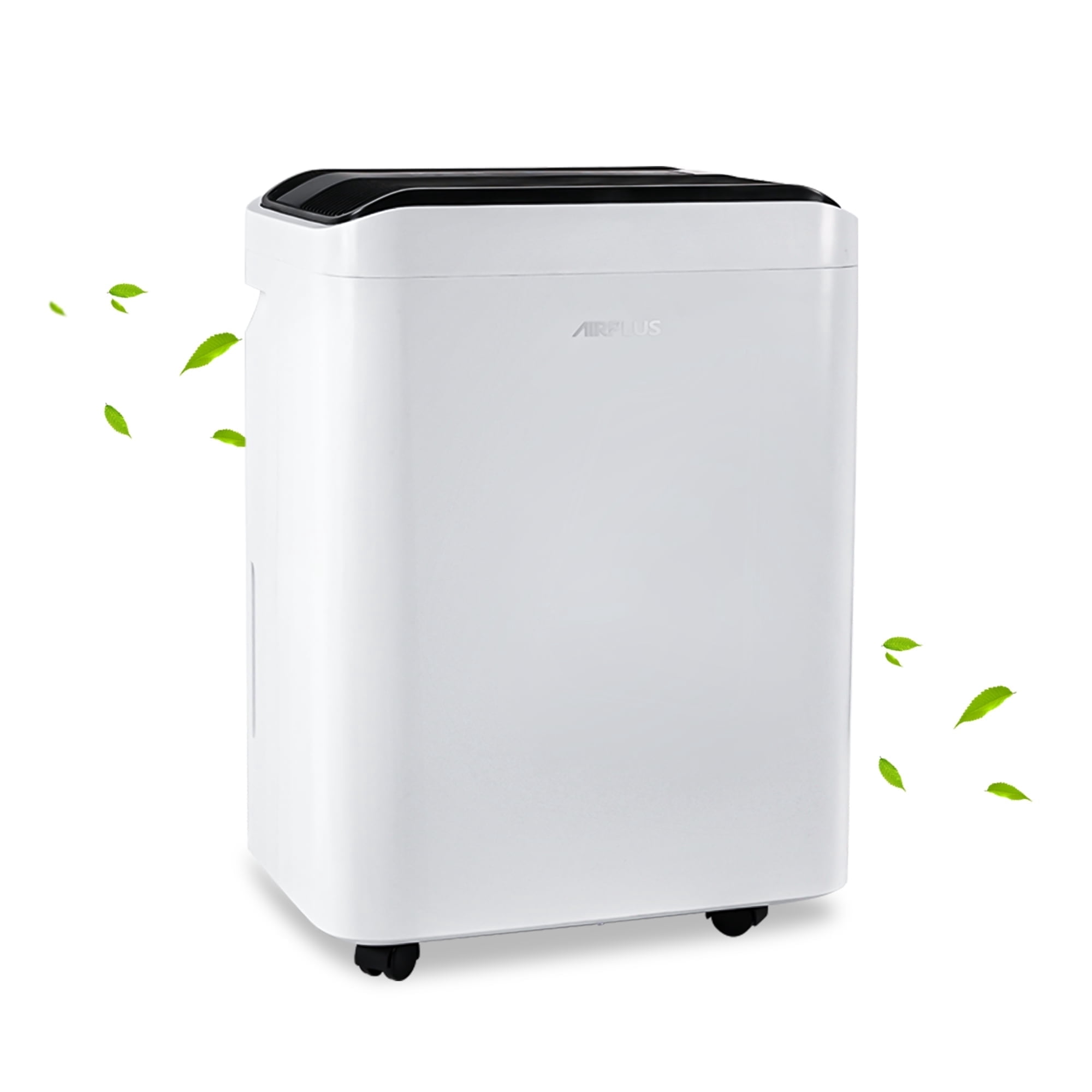 Edendirect 50 Pint Dehumidifier for Basements and Large Rooms, Intelligent Humidity Control with Drain Hose (White, 50 Pint) hx2d7