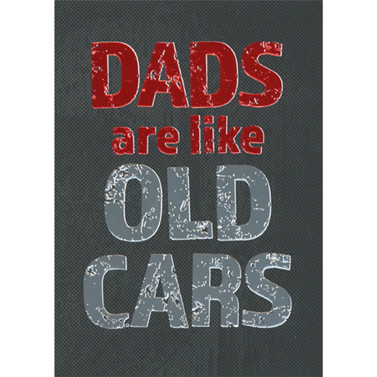 Avanti Press Dads are Like Old Cars Funny Father's Day Greeting Card (Red, 4.75 in x 6.7 in) 9bjaz