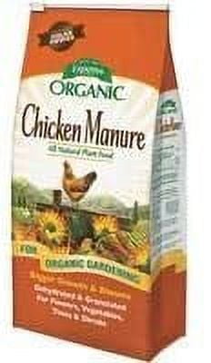 Espoma Organic Chicken Manure Plant Food, Natural Fertilizer for Garden Growth (3.75 lb) 76wii