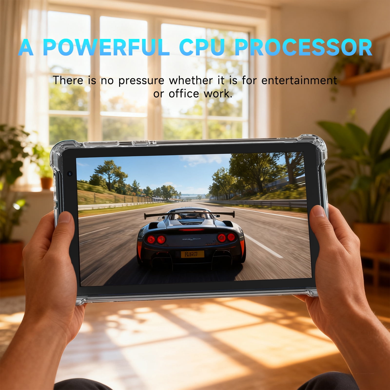 ZZB Android 15 Tablet 7 Inch HD IPS Display (Black, 32GB ROM) x0xw0