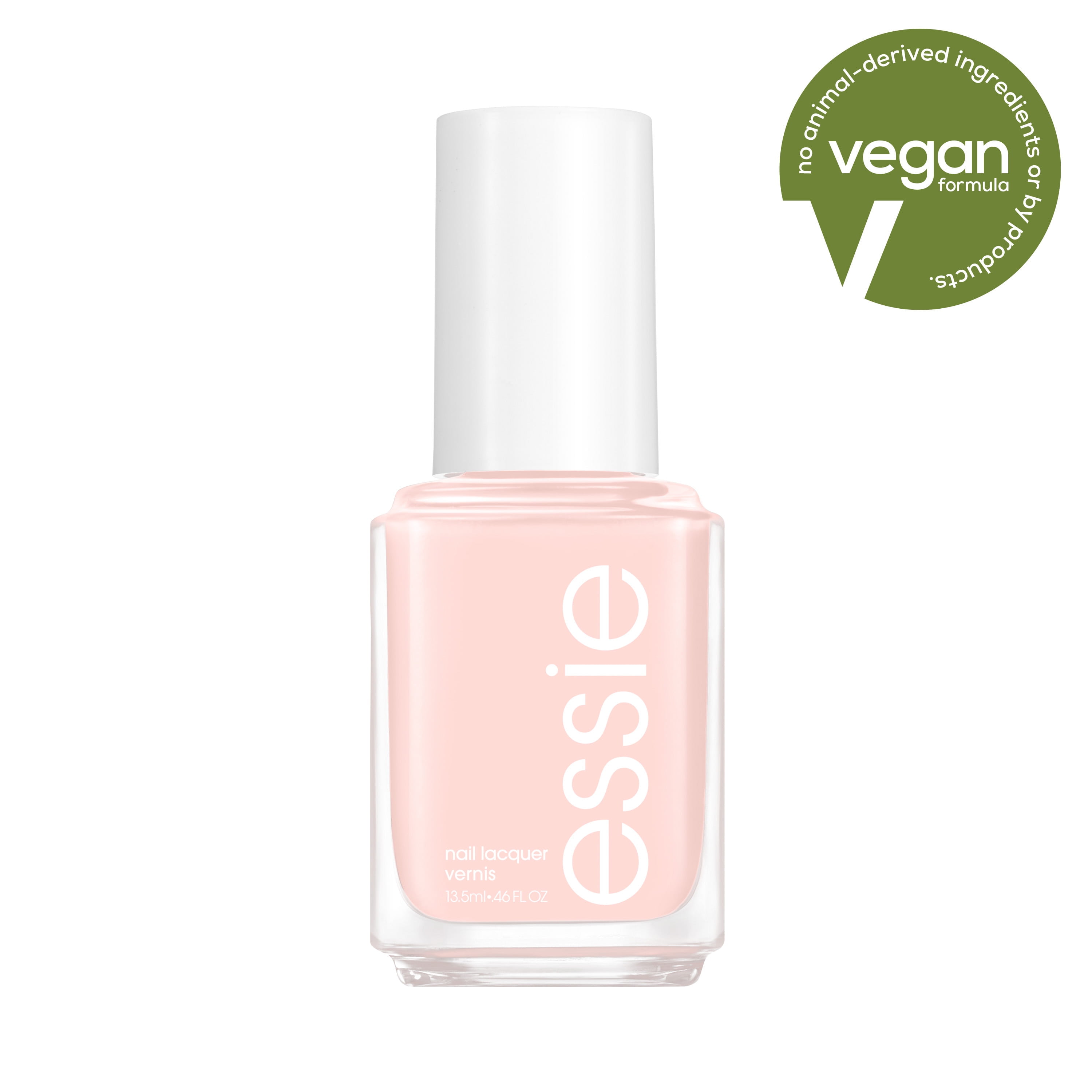 essie Salon Quality Vegan Nail Polish, Lighten The Mood (Light Pink, 0.46 fl oz) 3w0h7