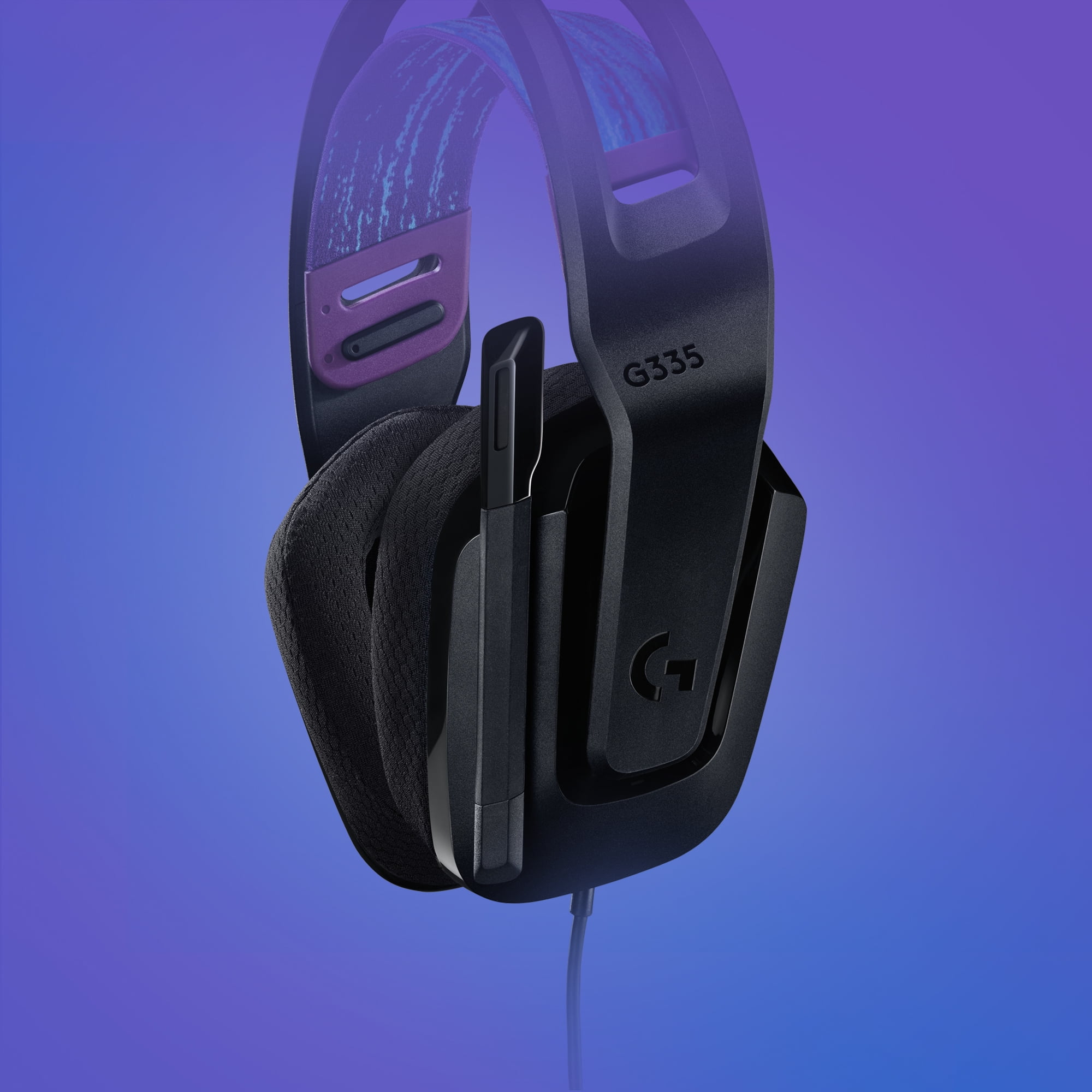 Logitech G335 Wired Gaming Headset with Microphone and Adjustable Suspension Headband (Black, 8.5 oz) 1o9f6