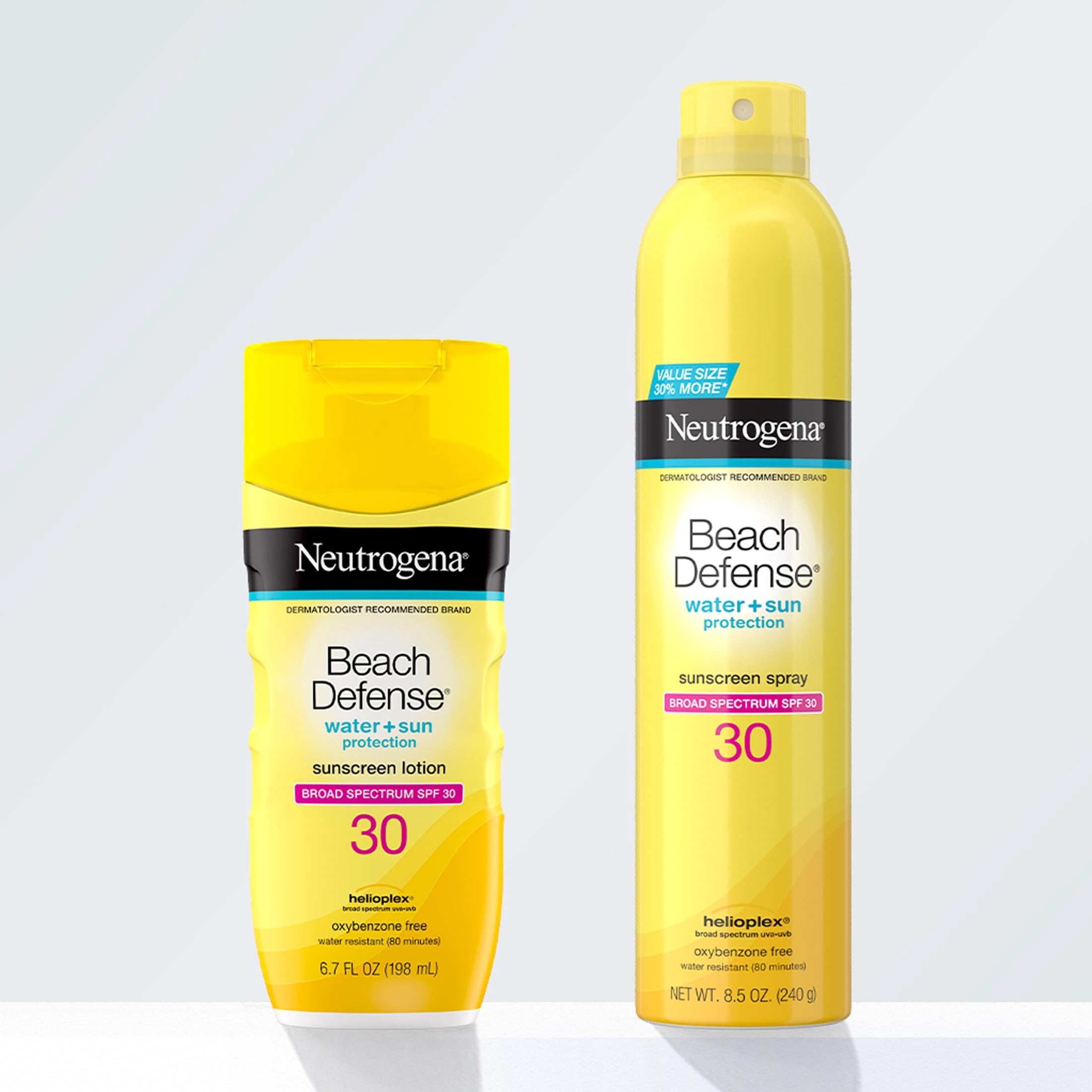 Neutrogena Beach Defense Sunscreen Spray SPF 30 Broad Spectrum Sun Protection (8.5 oz) uaild
