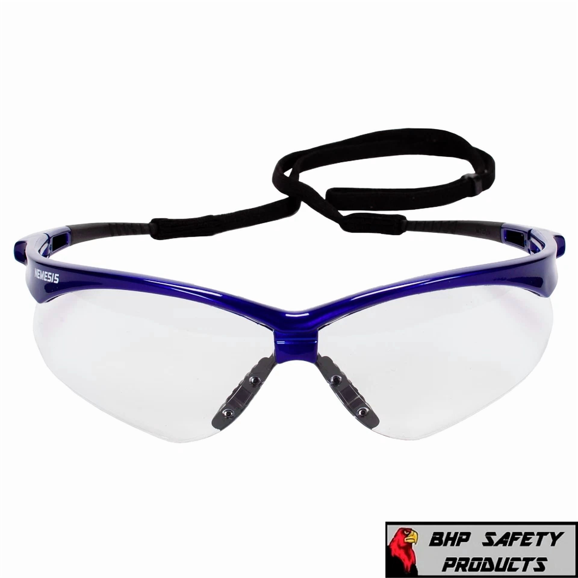 YANI Kleenguard Nemesis Safety Glasses with Anti-Fog Lens (Clear, 3 Pair Pack) kk4jj