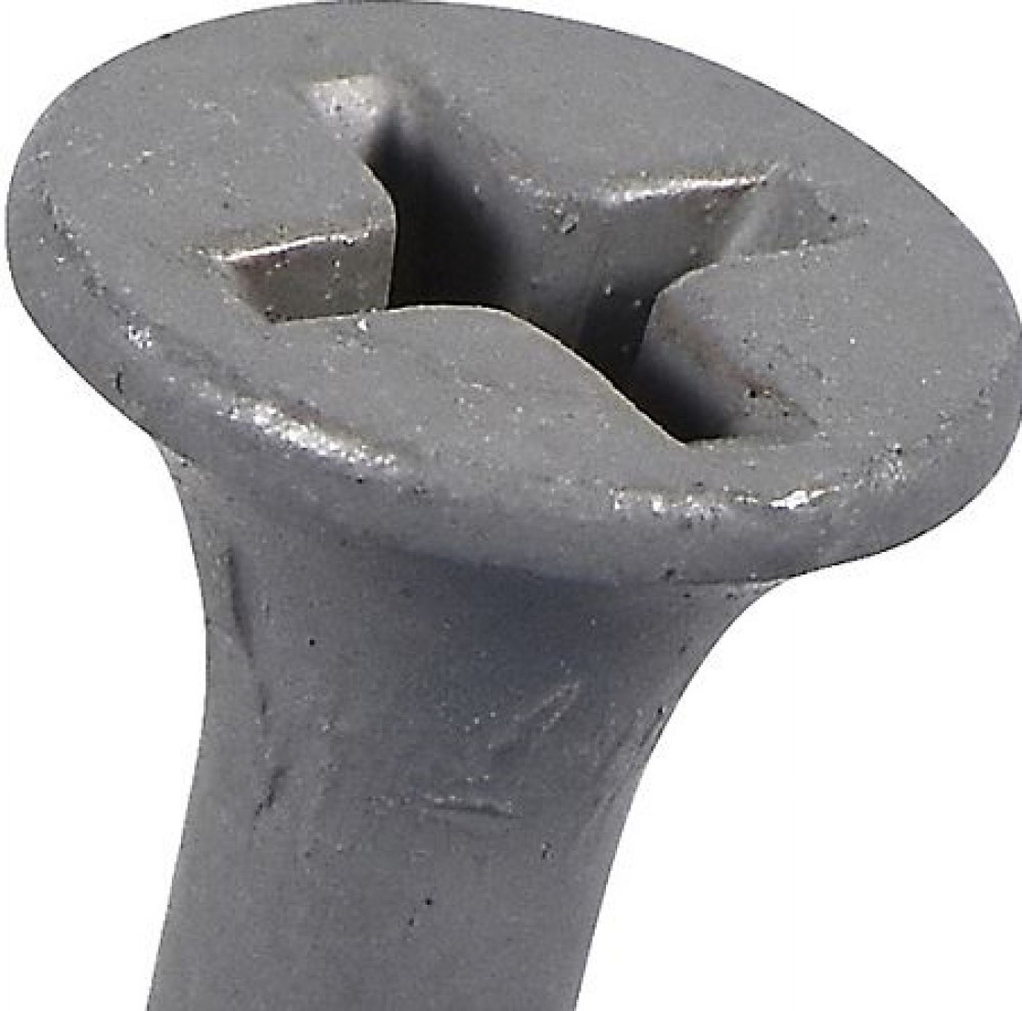 Hillman Fas-n-Tite Deck and Fence Wood Screws (Gray, #8 x 1.25 in, 75 Pack) qf5vp