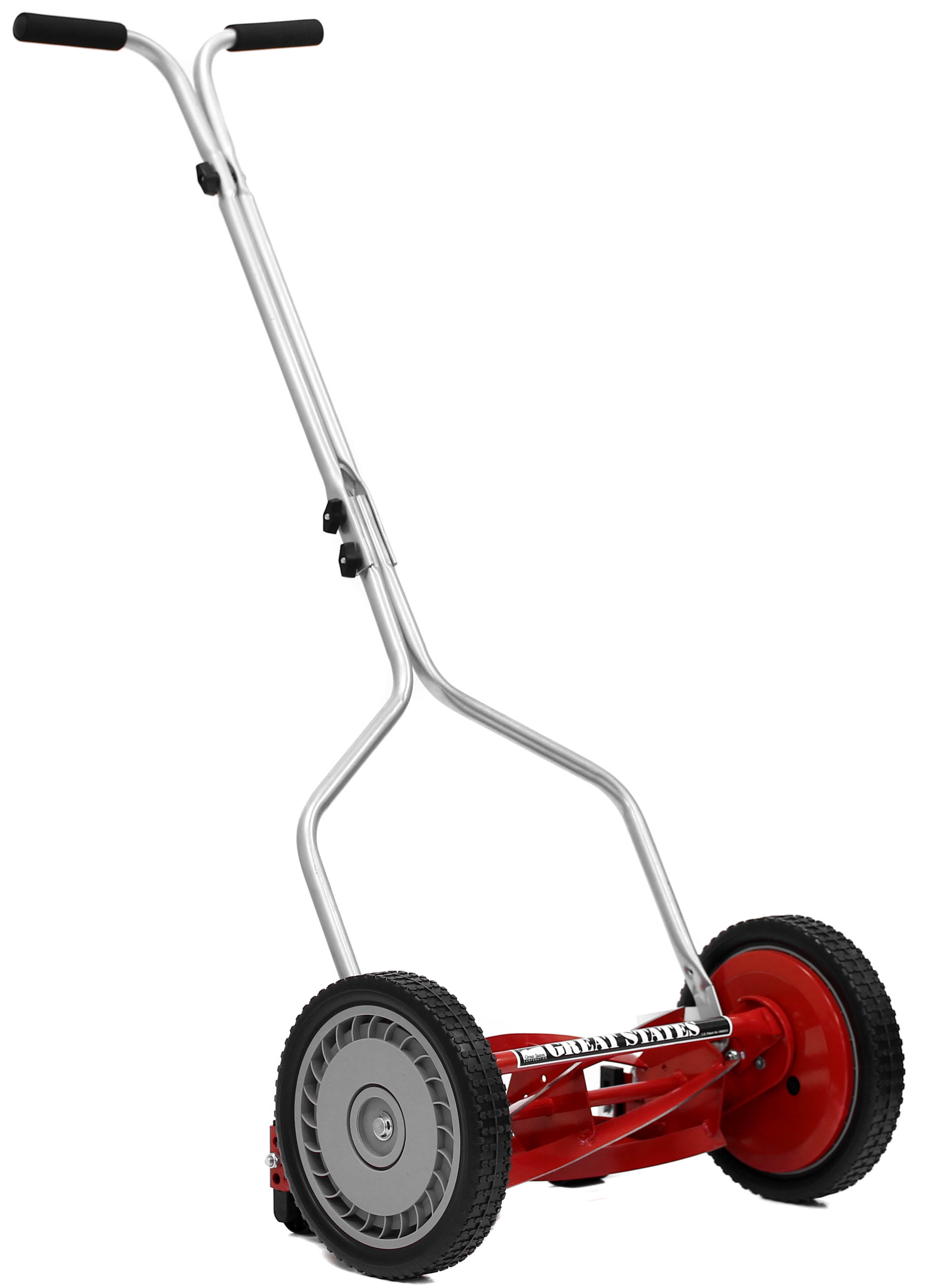 Great States 14 Inch 5-Blade Reel Lawn Mower (Red, 14 in) xcin5