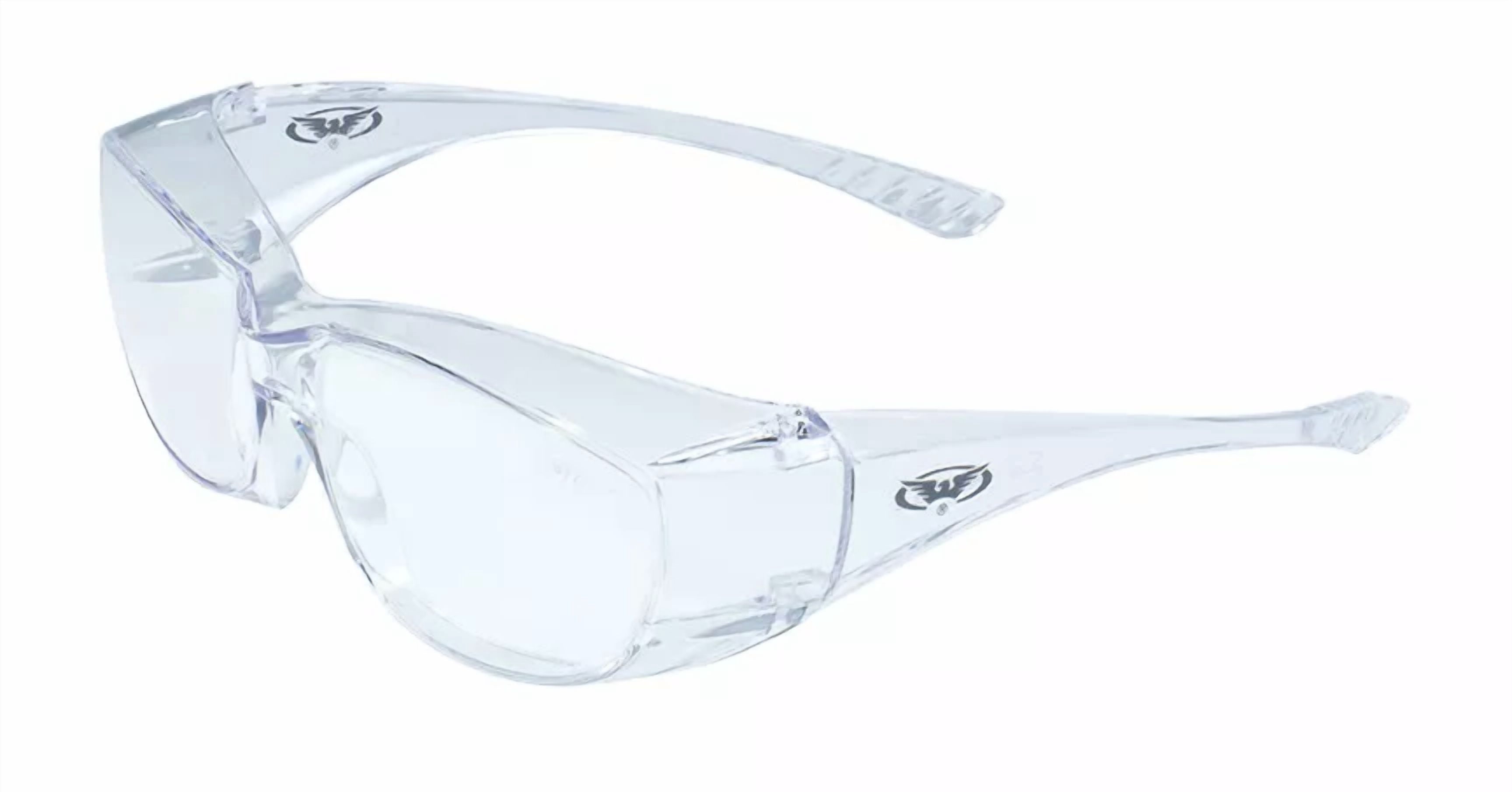 YANI Global Vision Oversite Safety Glasses (Clear, 3 Pair Pack) 5v61i
