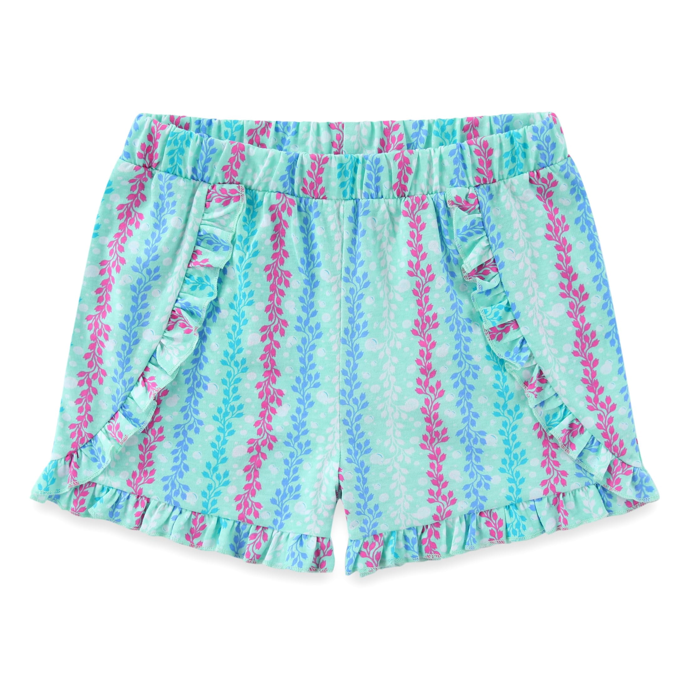 DreamWorks Gabby's Dollhouse Girls Short Sleeve T-Shirt and Shorts 2-Piece Outfit Set (Blue, 3T-10) e81jh