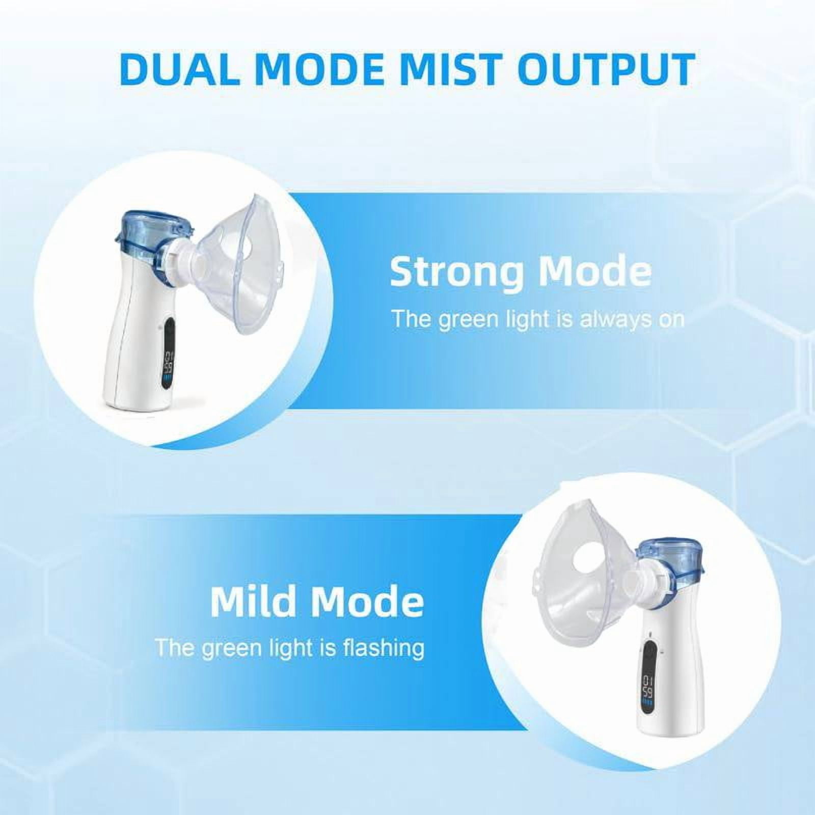 Ziqing Portable Personal Humidifier, Ultrasonic Cool Mist Desktop Device for Office, Bedroom, and Car (White, 10 fl oz) xspxh