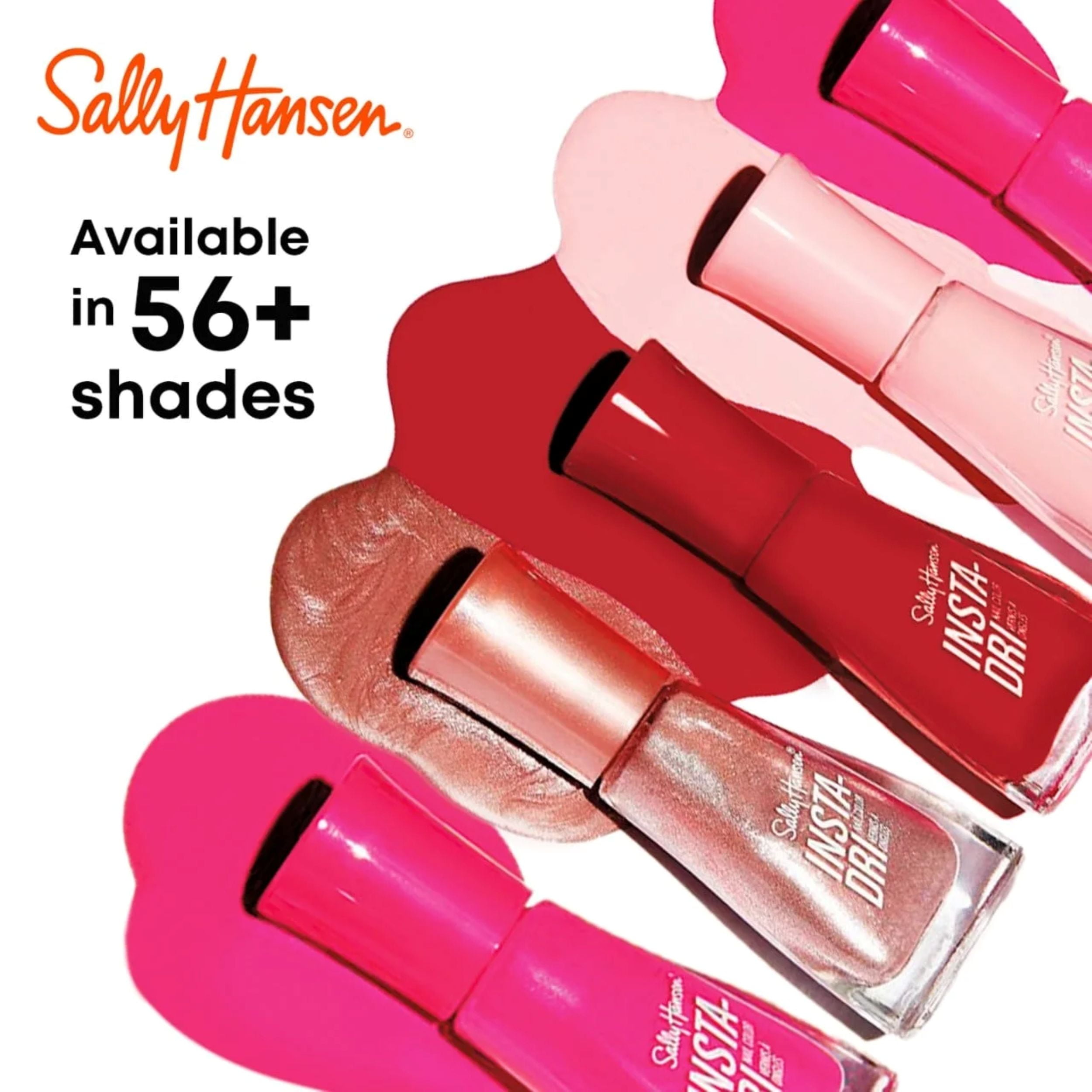 Sally Hansen Insta-Dri Nail Polish, High-Shine Quick-Dry Formula (Asap Apple, 0.31 fl oz) lqw1r