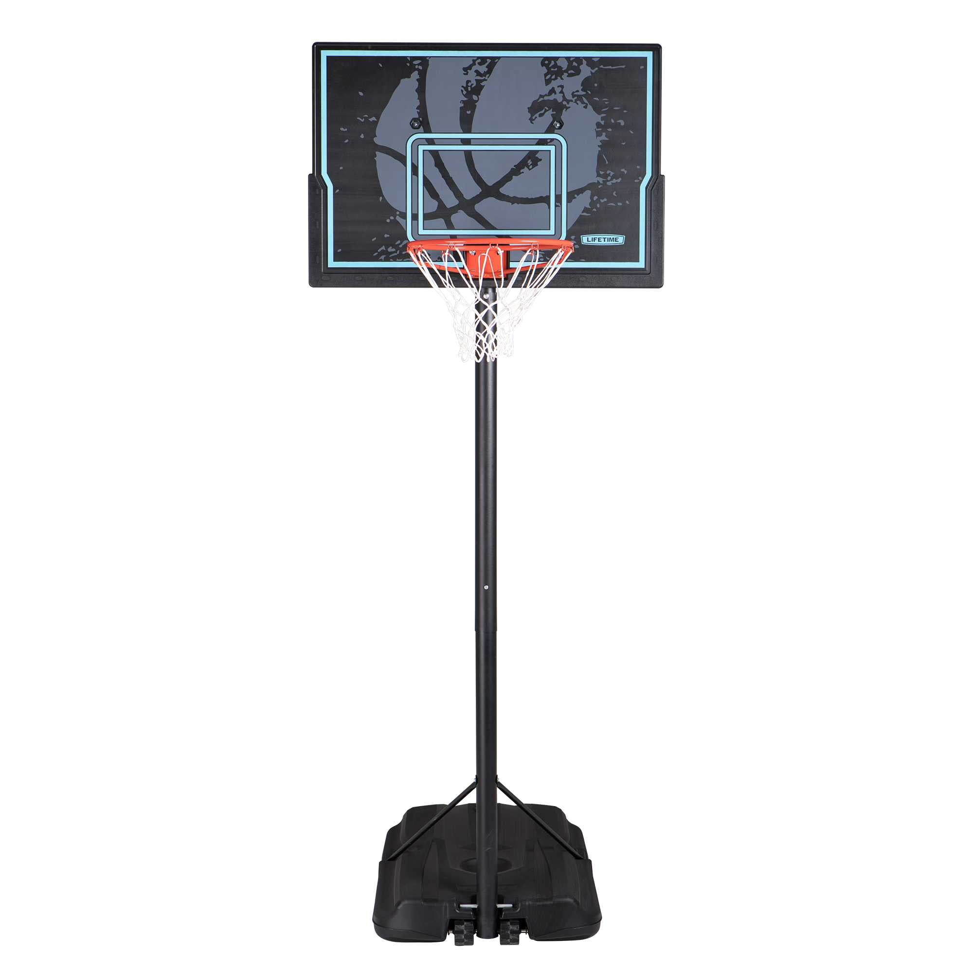 Lifetime 44-Inch Impact Portable Basketball Hoop System with Telescoping Height Adjustment (44 in) tnieo