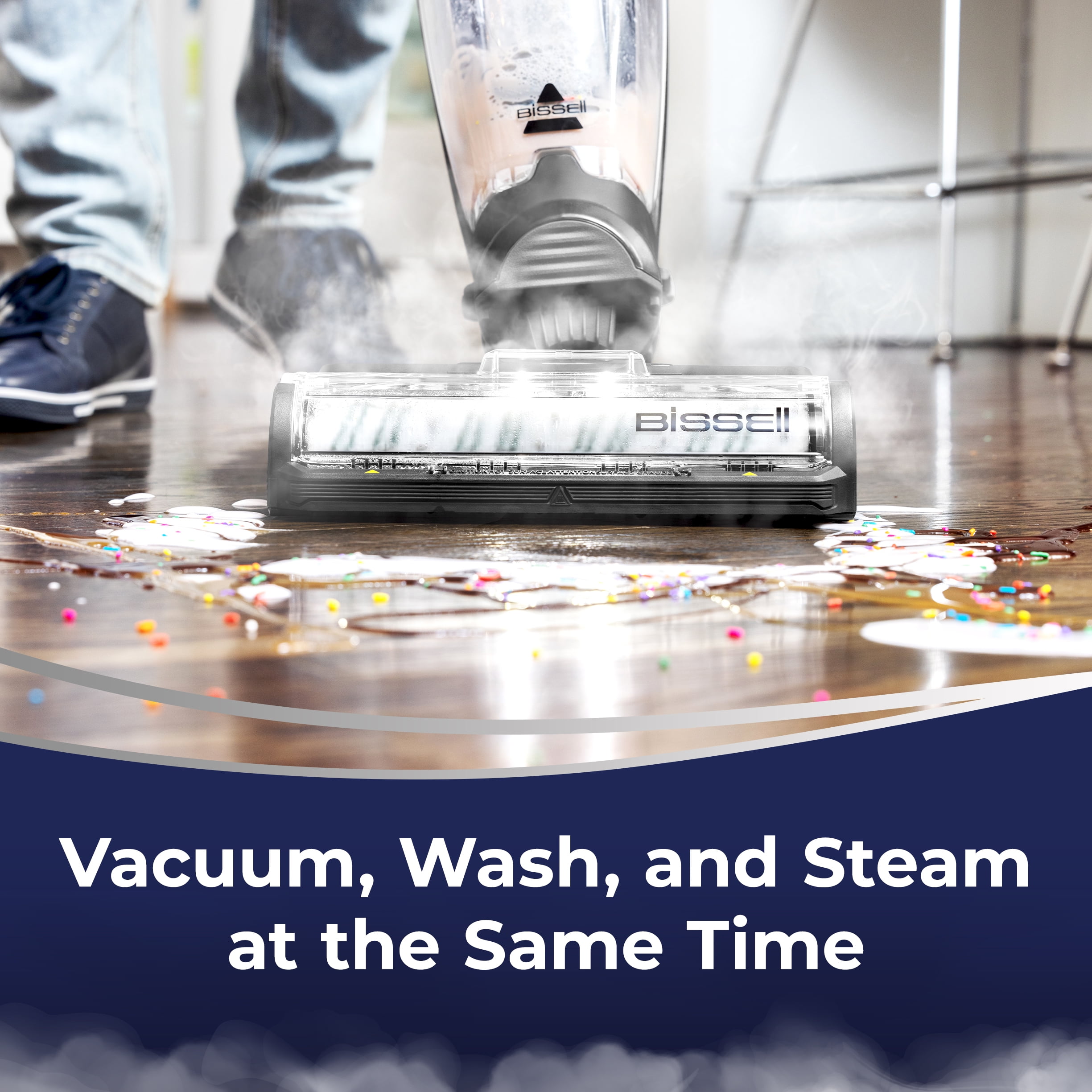 BISSELL CrossWave HydroSteam Multi-Surface Wet Dry Vacuum and Steam Mop (3513, Corded) 1r9z1