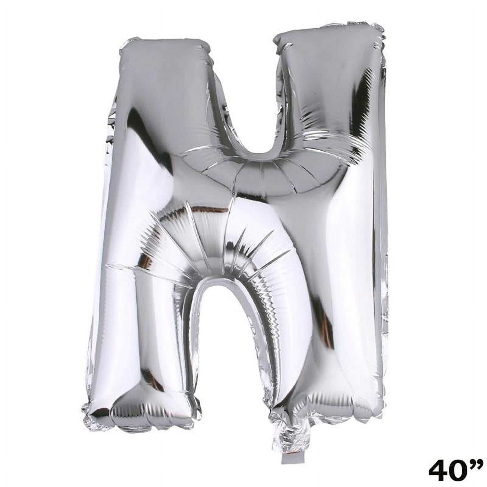 Balsa Circle 40 in Silver Mylar Foil Balloon for Wedding Graduation Party (Silver, 40 in) 19l1z