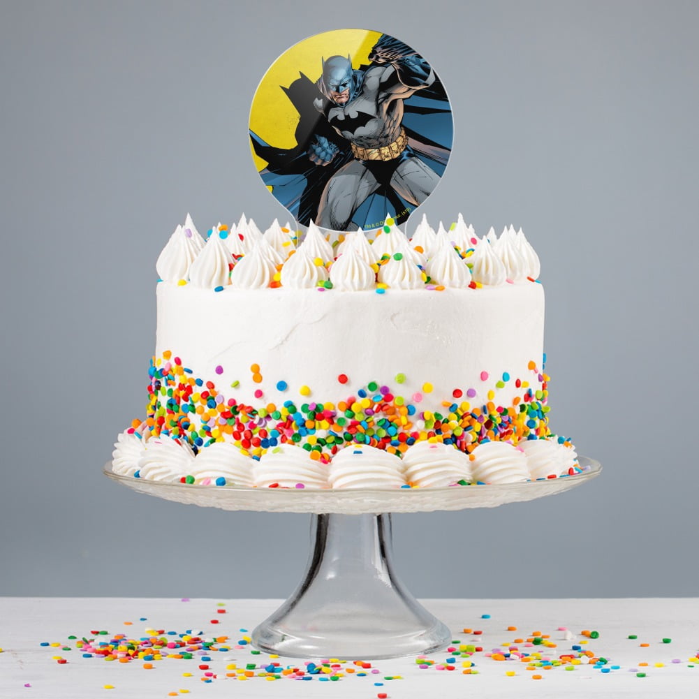 Graphics and More Batman Character Cake Topper for Birthday Wedding Graduation (Black, 7.25 in) zvrgq