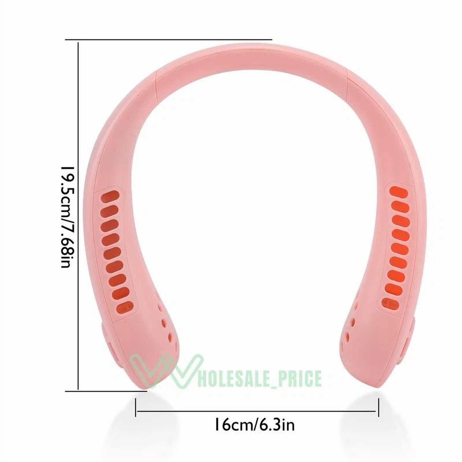 VAULT Portable Neck Fan Rechargeable Bladeless Personal Cooling Device (3-Speed, 1 Unit) 5w41b