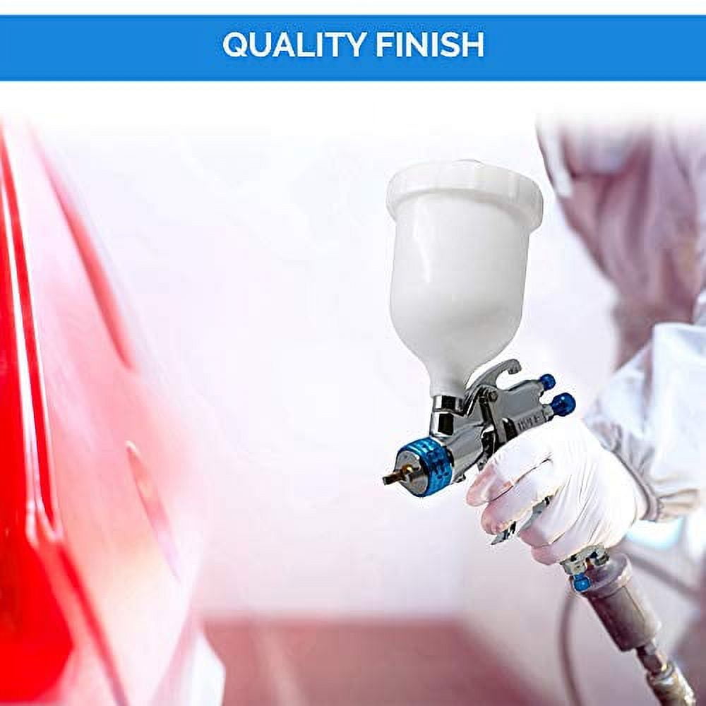 DeVilbiss StartingLine HVLP Spray Gun (White, 20.3 fl oz) j3awf