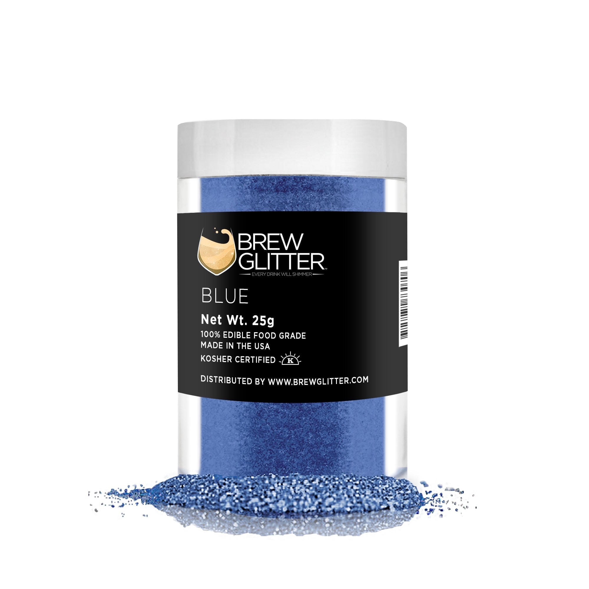 Brew Glitter Edible Drink Glitter for Cocktails and Beverages (Blue, 0.9 oz) r8wmm