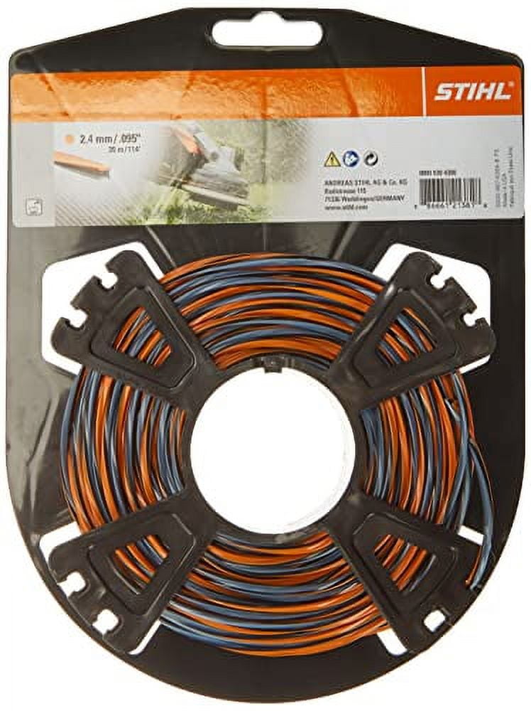 STIHL CF3 Pro Trimmer Line, Heavy-Duty Nylon Cutting Cord (0.095 in x 114 ft) 6apvv
