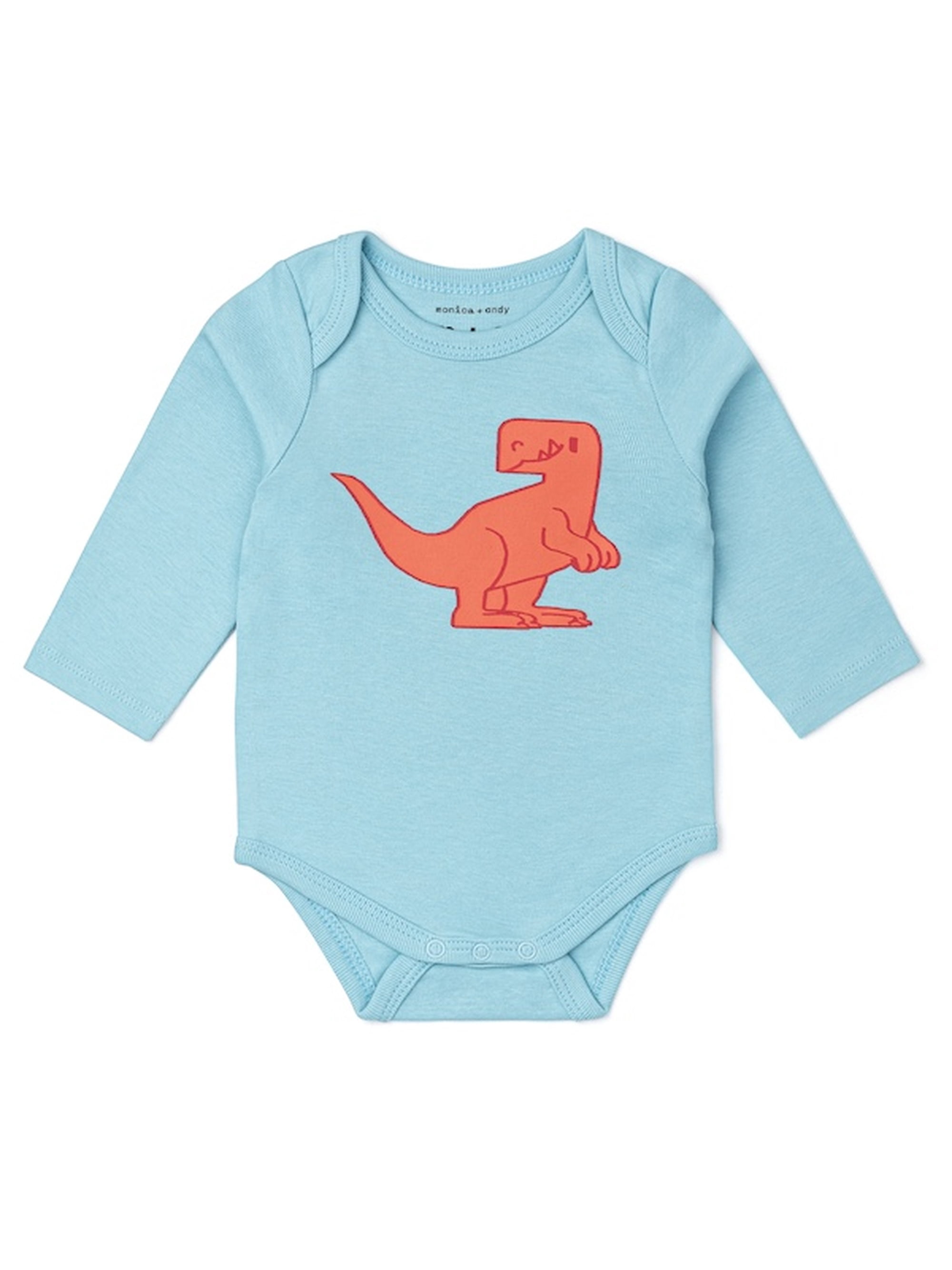 Monica + Andy Organic Cotton First Moves Bodysuit and Groove Pant Set (Gender Neutral, Newborn) p2r85