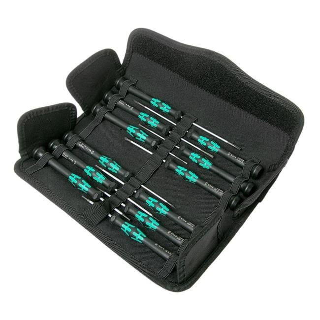 Wera Kraftform Micro 12 Universal 1 Precision Screwdriver Set (12 Piece) nlbl7