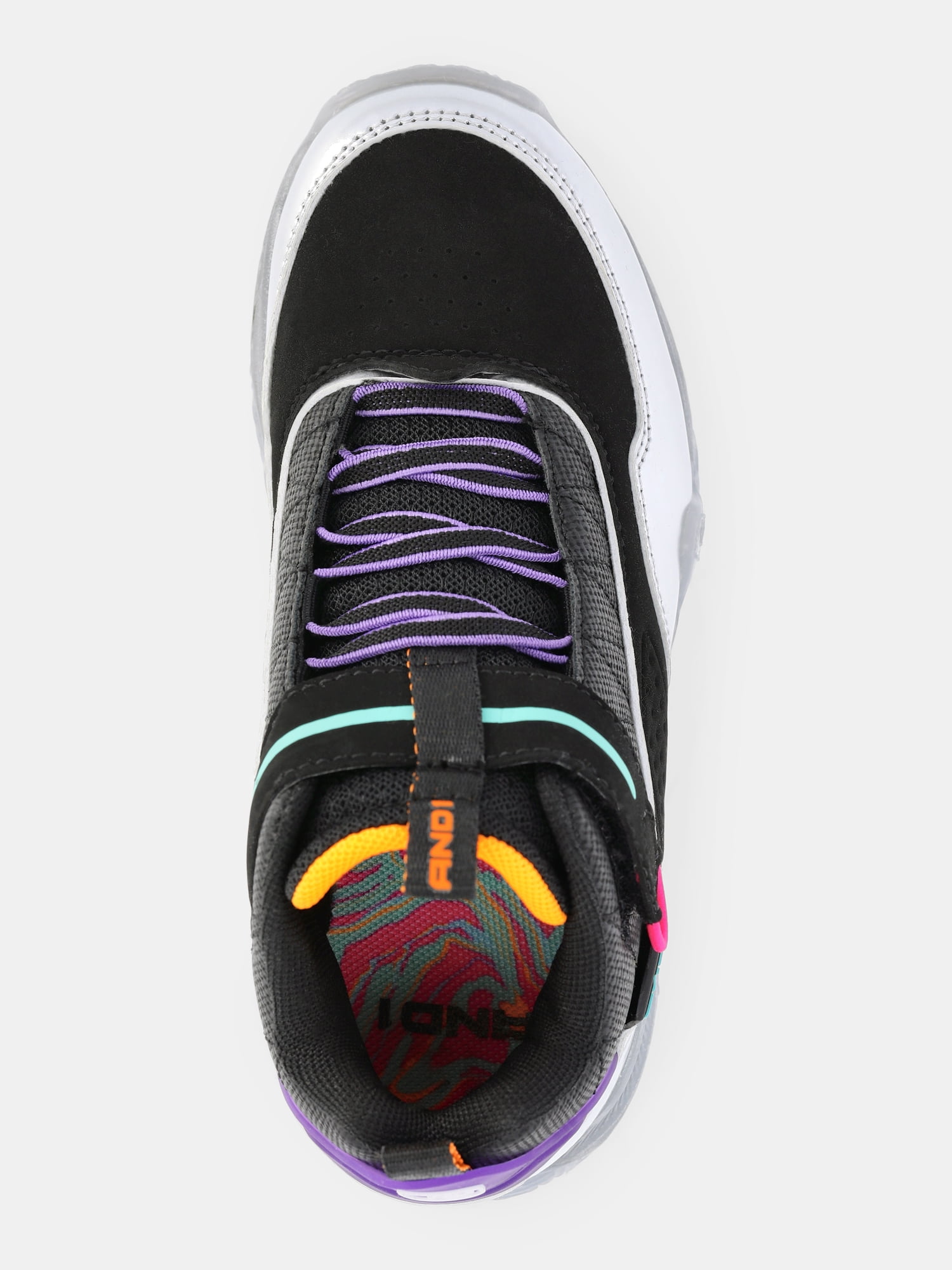 AND1 Boys Alterna Athletic Sneakers (Black, Medium Width) rxylr