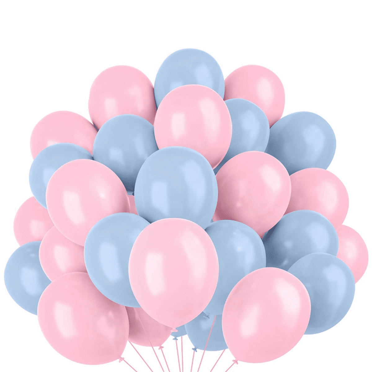 Generic Latex Balloon Set Gender Reveal Party Decorations (Pink and Blue, 67 Pack, 12 in) 8f7qh