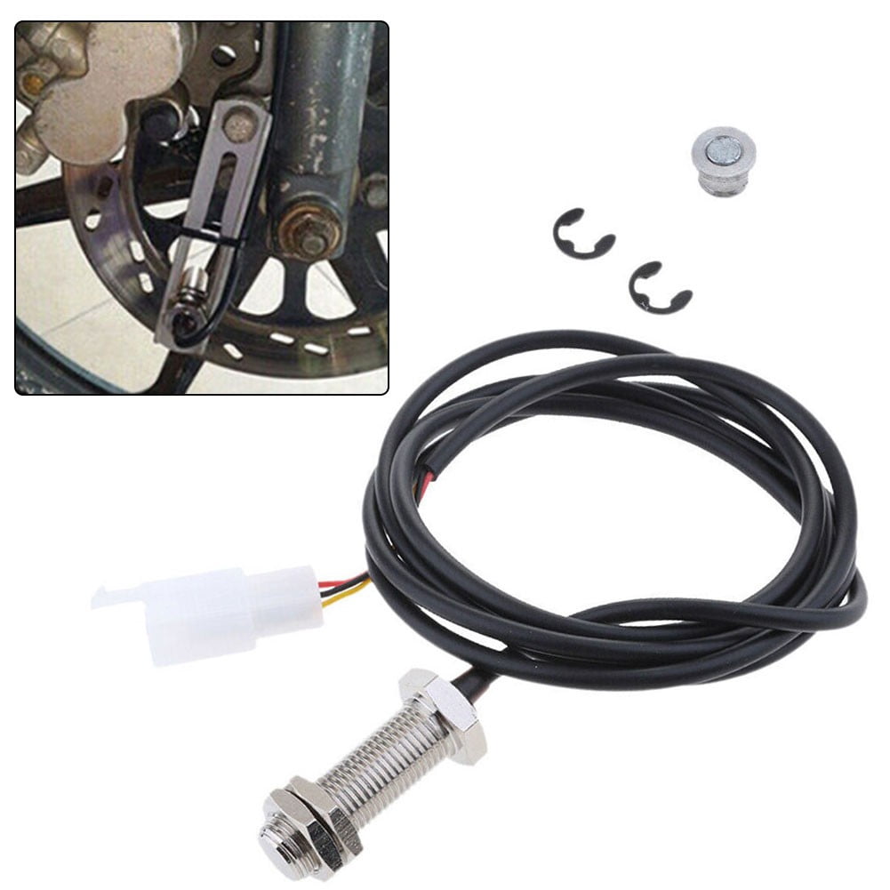 Generic Motorcycle Digital Odometer Speedometer Sensor Cable with 2 Magnets (59 in) dmjfb