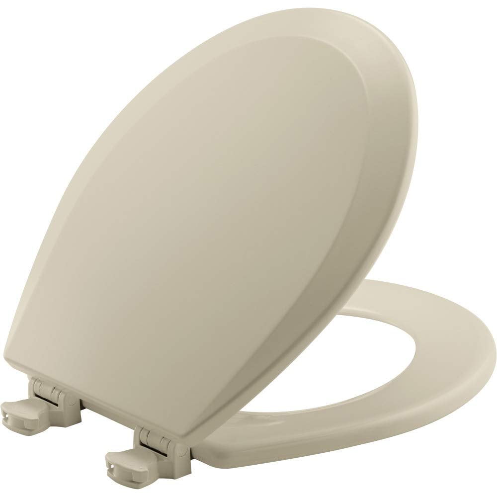 Church 540EC Lift-Off Wood Round Toilet Seat (White, Round) nv7xg