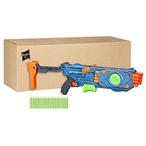 Nerf Elite 2.0 Flipshots Flip-16 Blaster with 16-Dart Capacity and Rotating Barrels (16 Darts) dfpkc