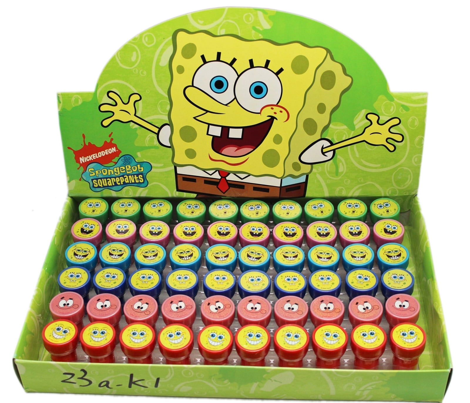 SpongeBob SquarePants Self-Inking Stamp Set (Assorted Characters, 6 Pack, 1 in) vhliu