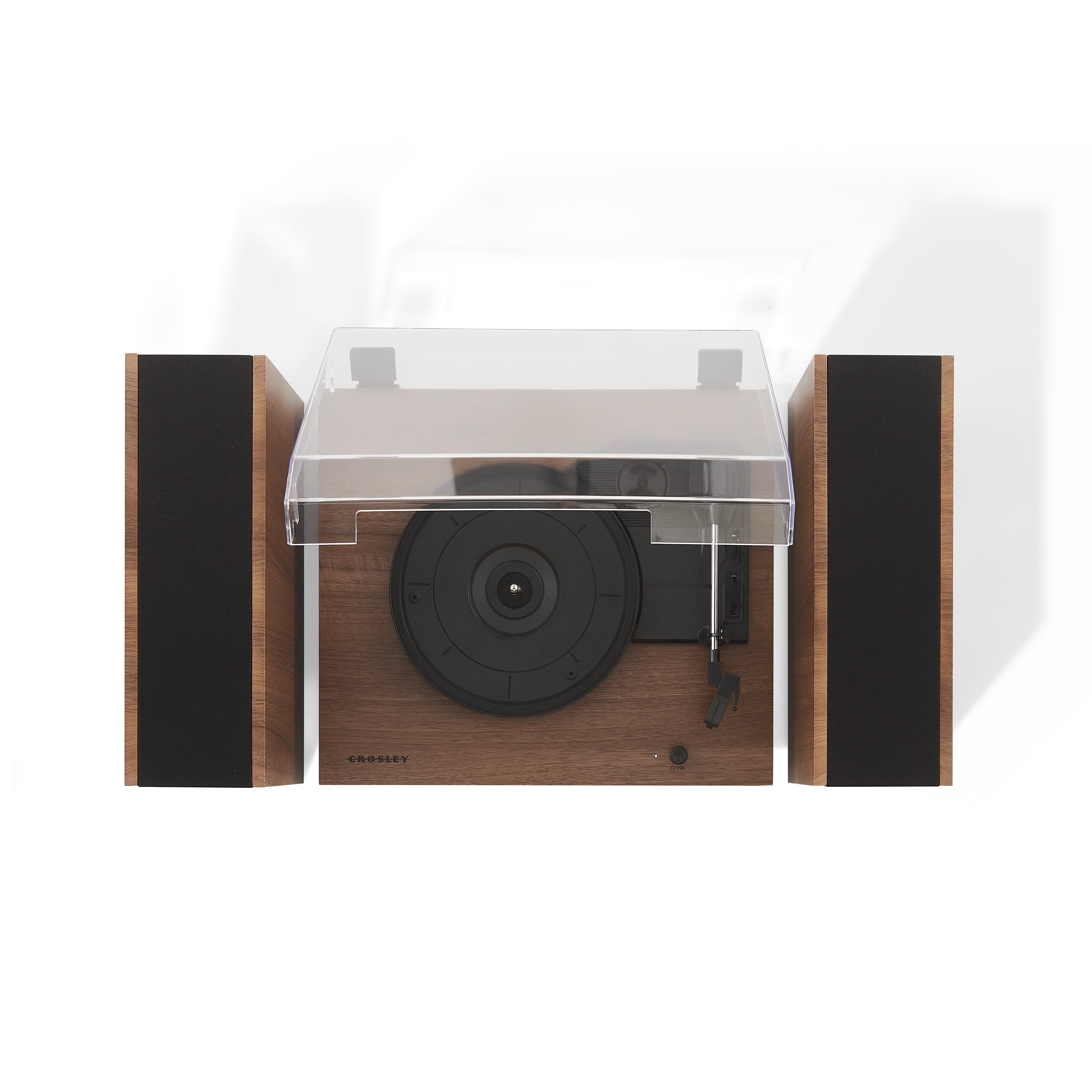 Crosley Riff Bluetooth Vinyl Record Player with Speakers (3-Speed Turntable, 6 Modular Layouts) x6qj5