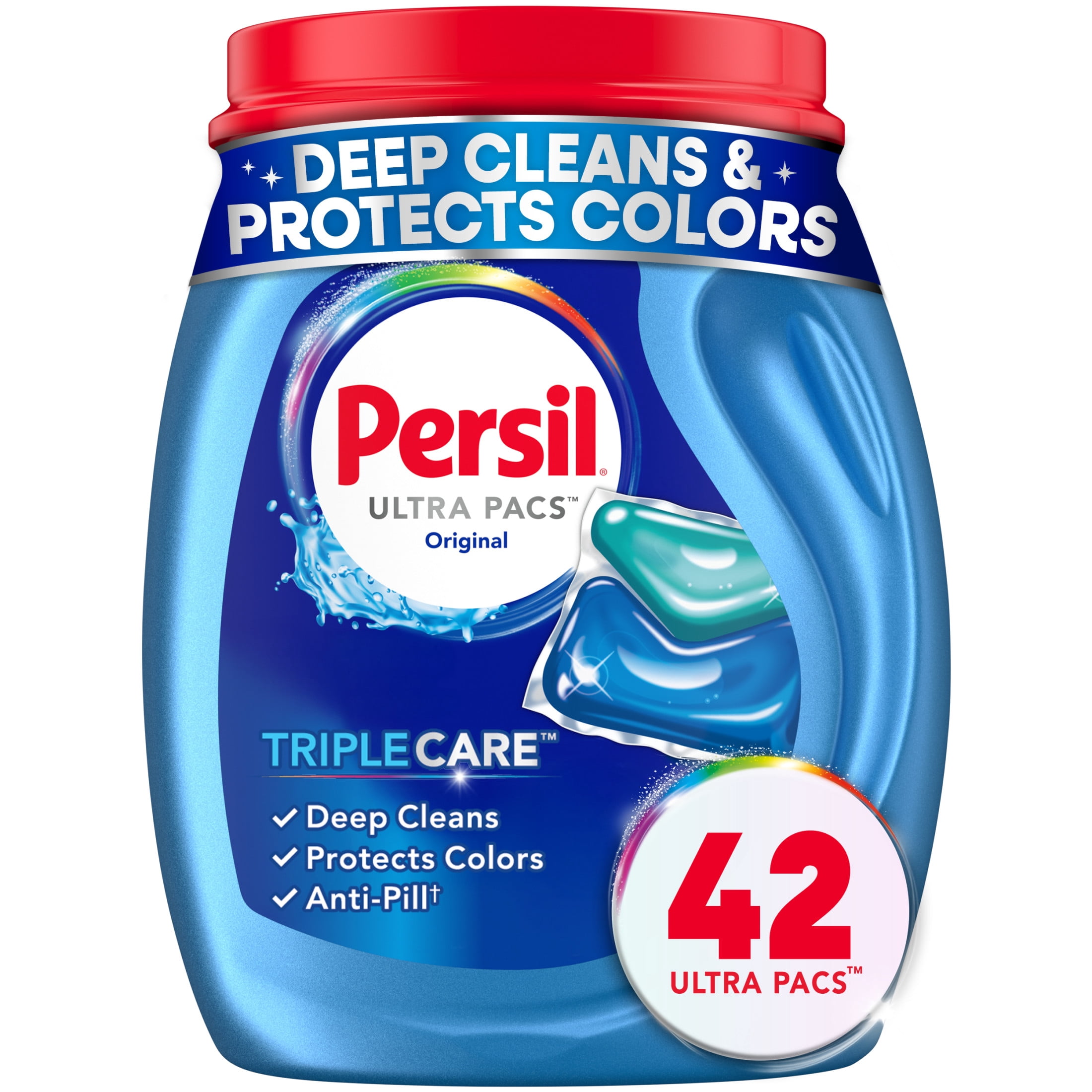 Persil Ultra Pacs Deep Clean Laundry Detergent, Original Scent (42 Count) xe76u