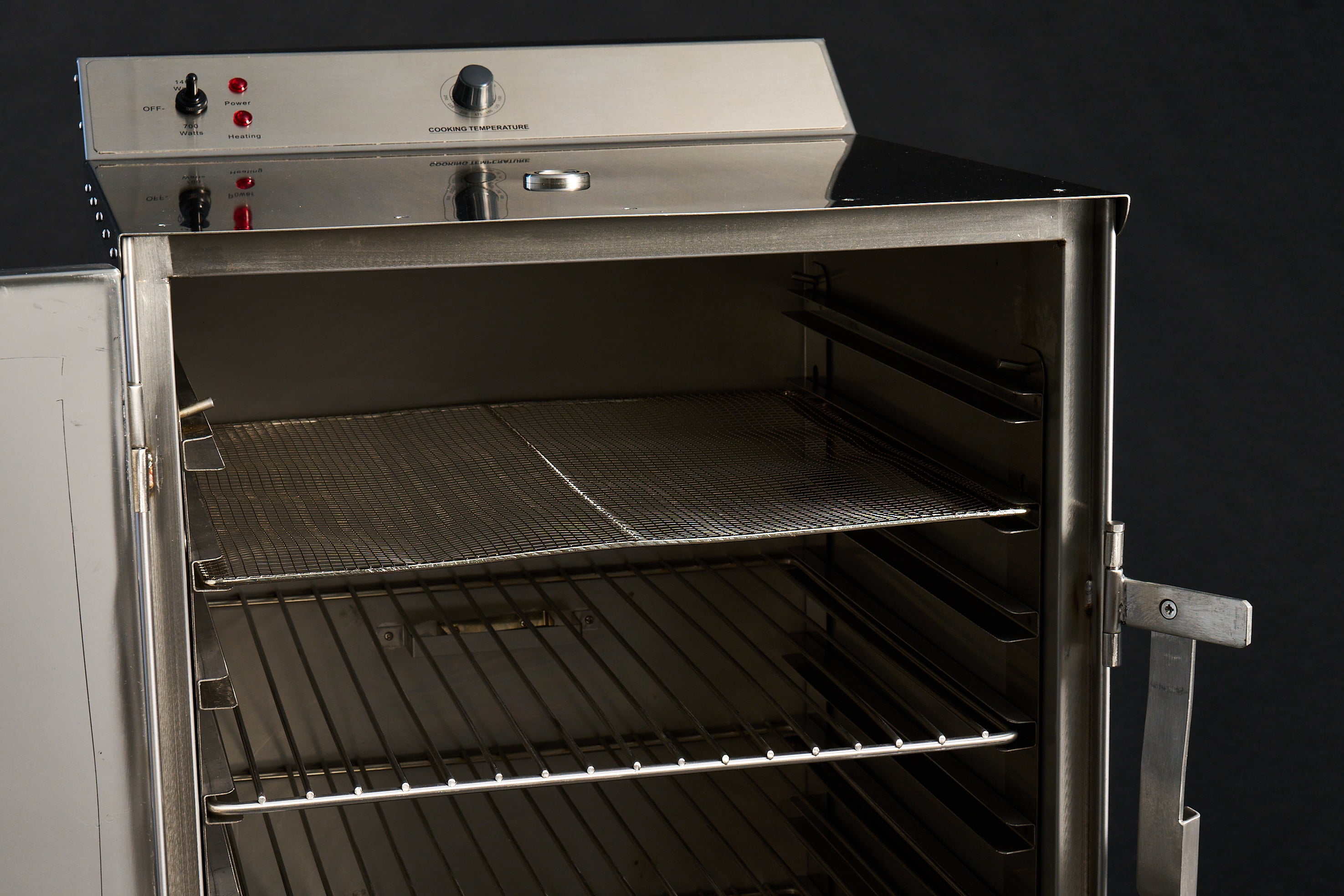 SmokinTex 1500 Pro Series Electric Smoker (Stainless Steel, 80 lb Capacity) t7j4r