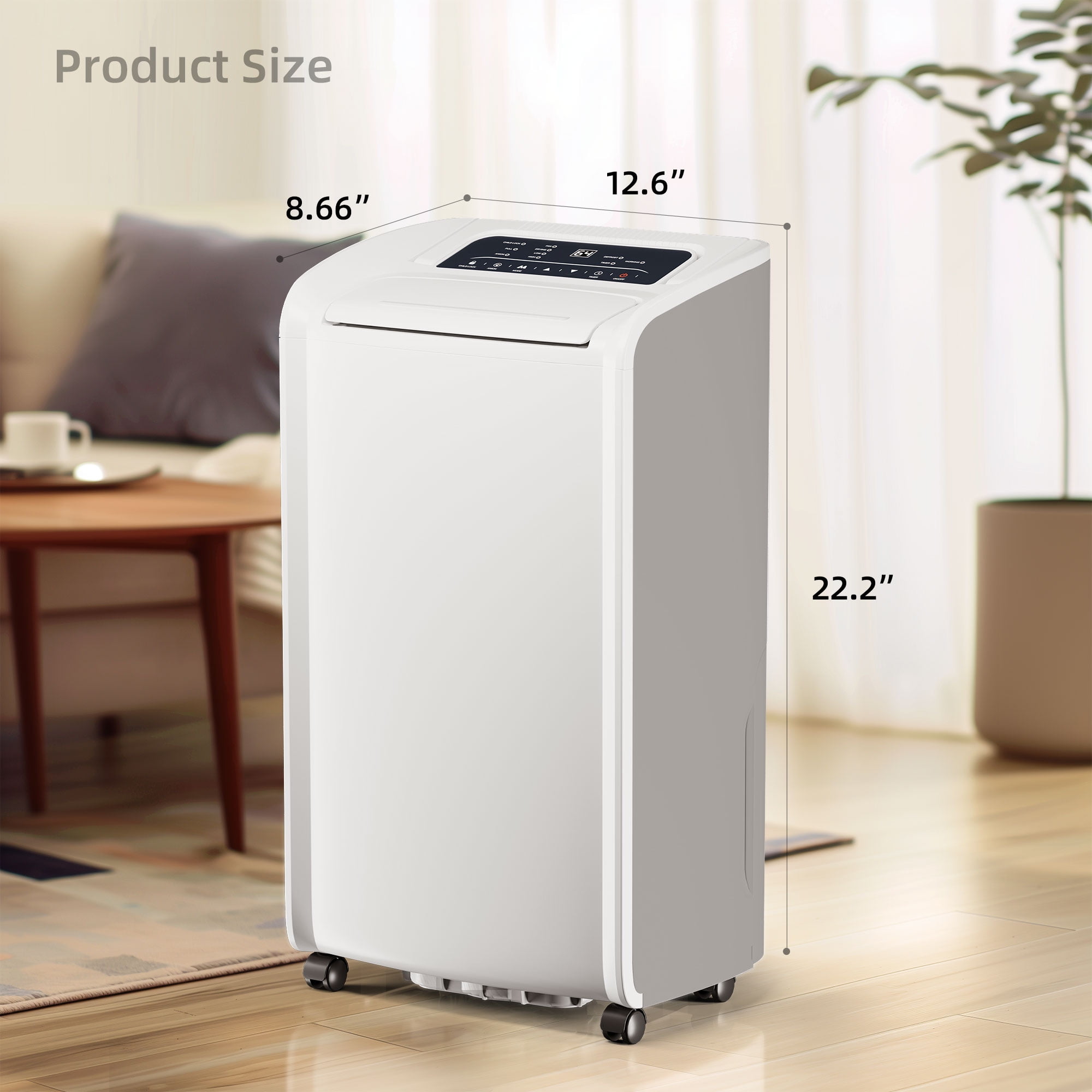 Rocyis Compressor Dehumidifier for Home, Quiet Operation, Programmable Settings (70 Pints, 4500 Sq. Ft.) yayb0