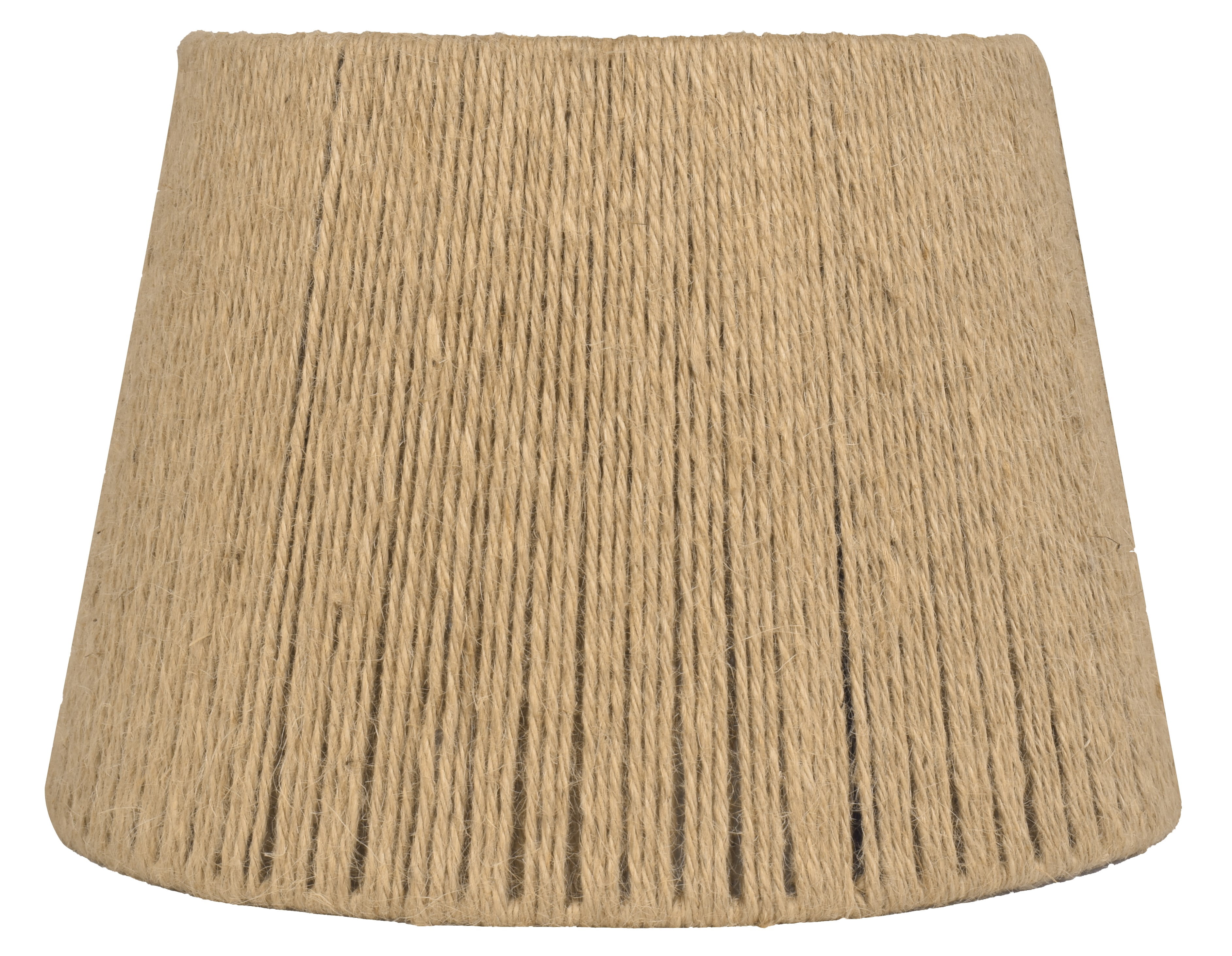Mainstays Metal Floor Lamp with Natural Rope Shade (Black, 59 in) n64t8