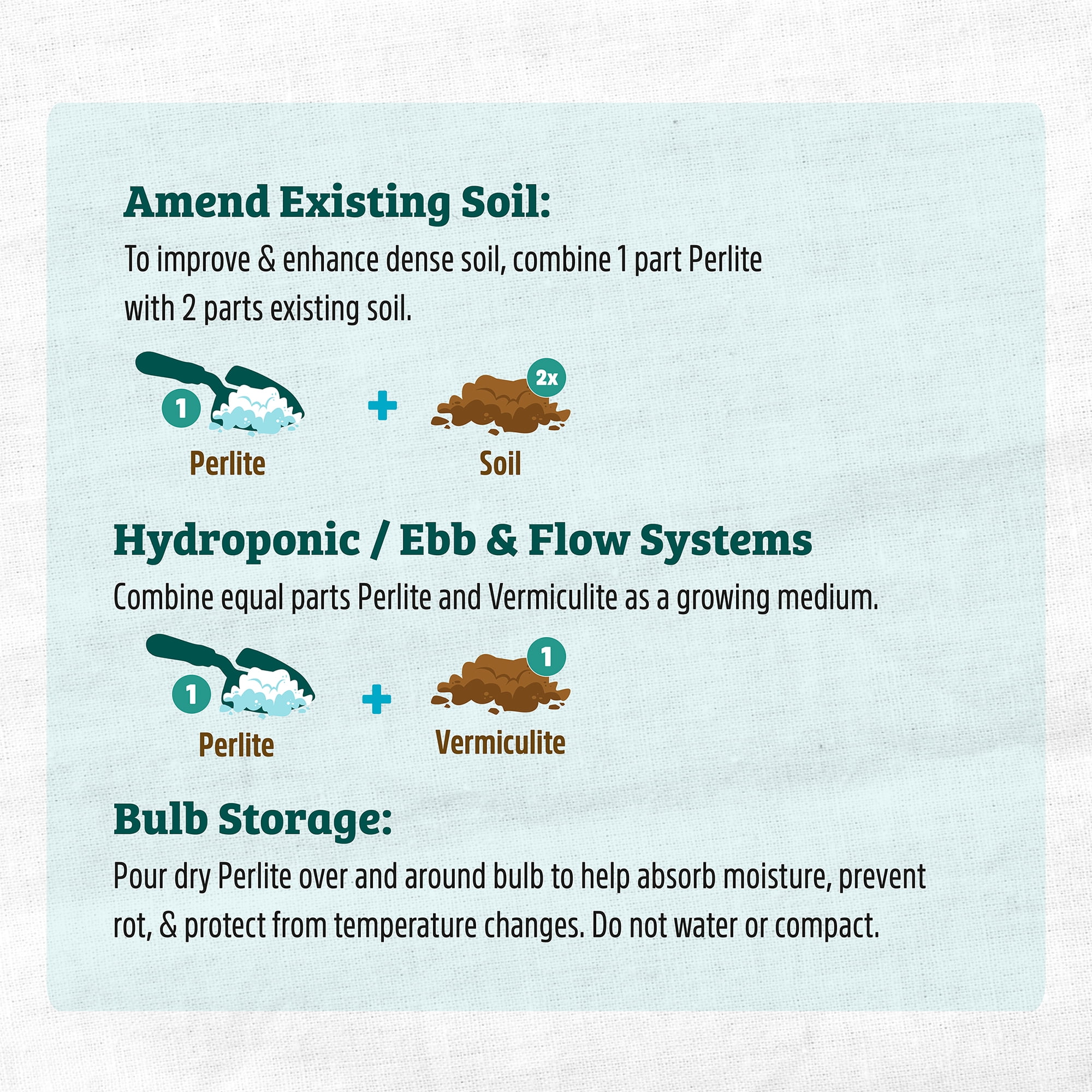 Back to the Roots Organic Perlite for Garden Soil, Soil Aeration and Drainage Amendment (8 qt) zootn